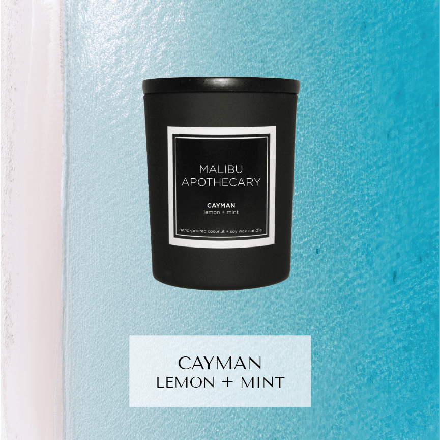 Malibu Apothecary Candle Cayman Mini Matte Black Candle