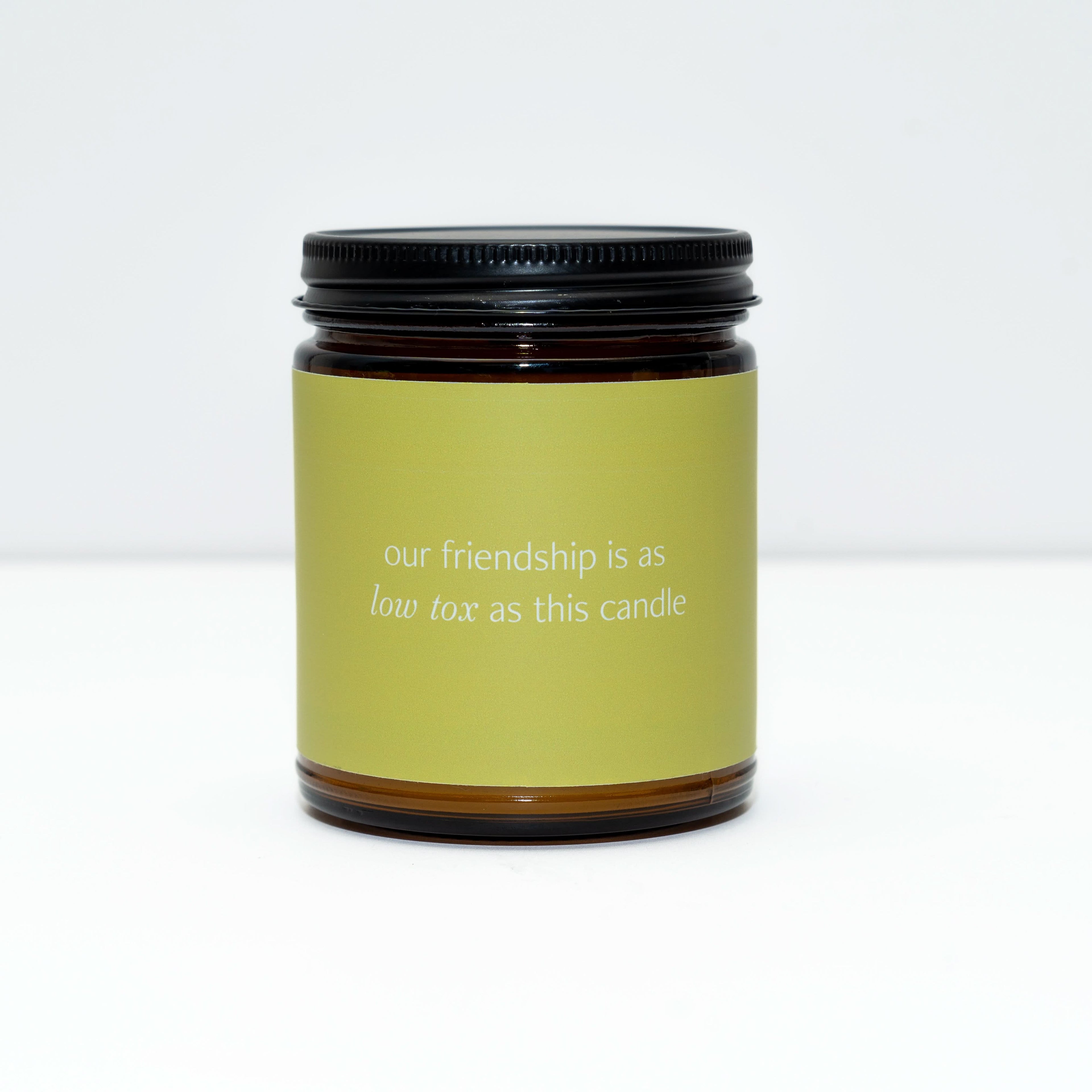 Low Tox Friendship Jar Candle - My American Goods