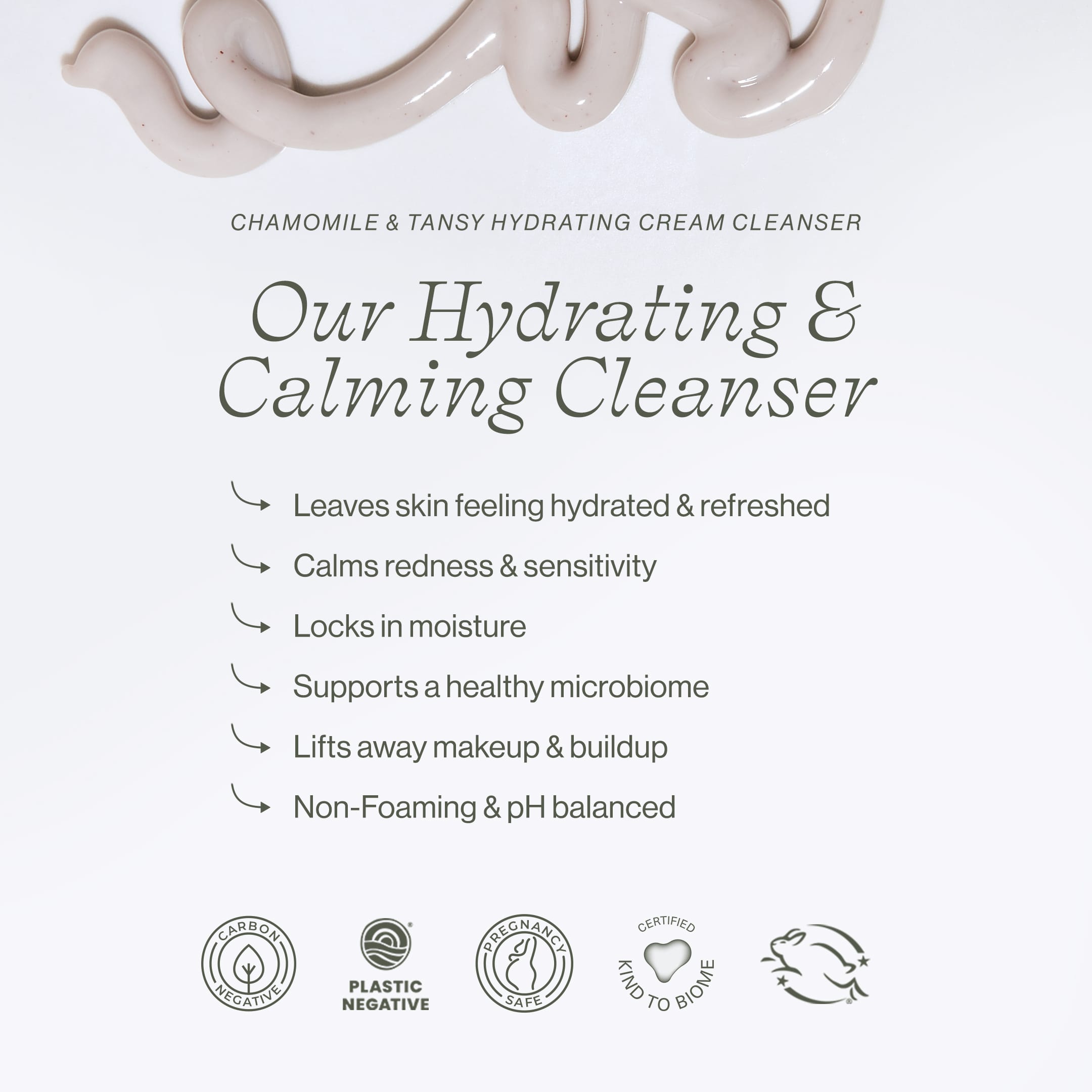 Chamomile & Tansy Hydrating Cream Cleanser