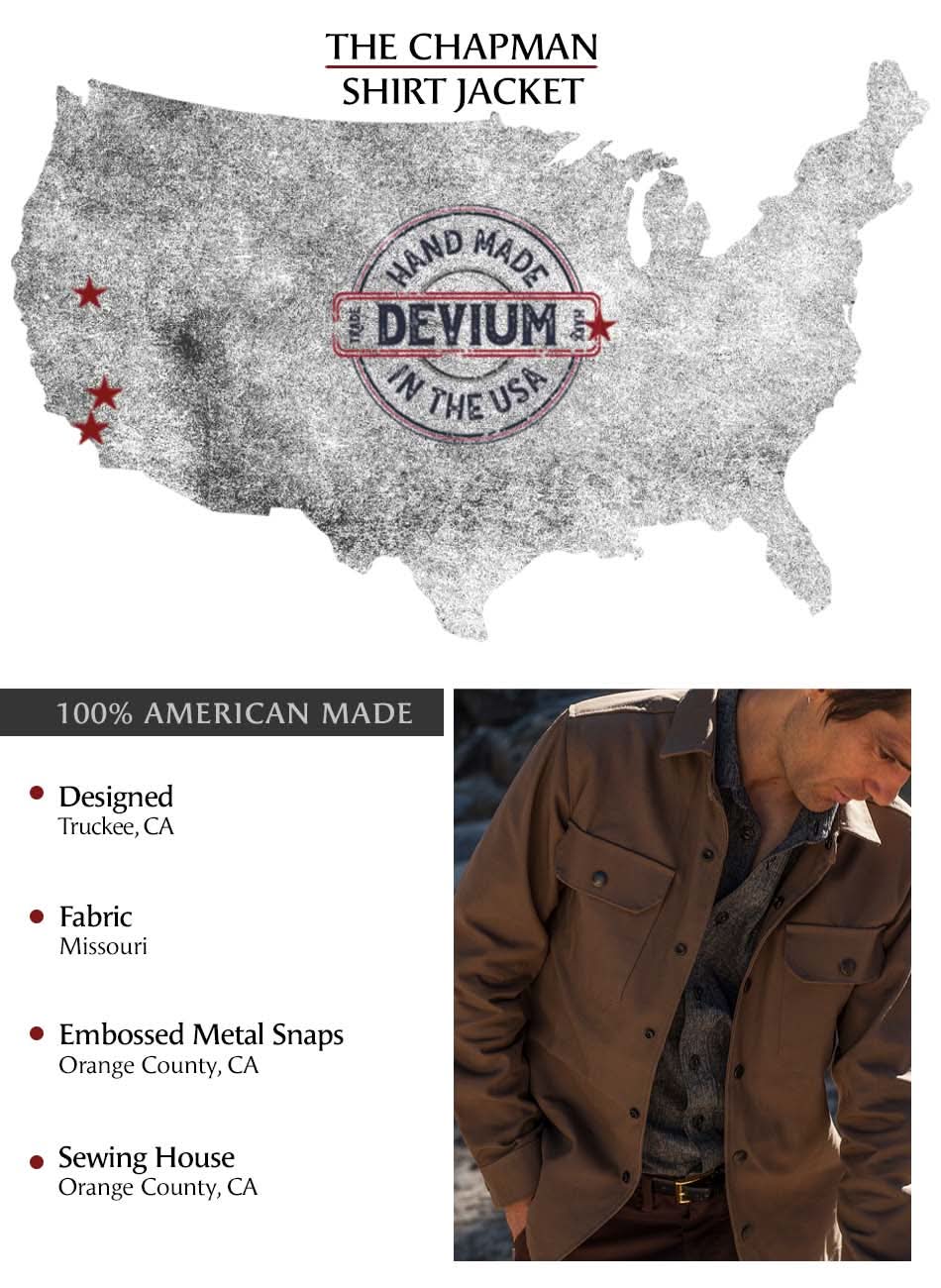 Chapman Canvas Shirt Jacket - My American Goods