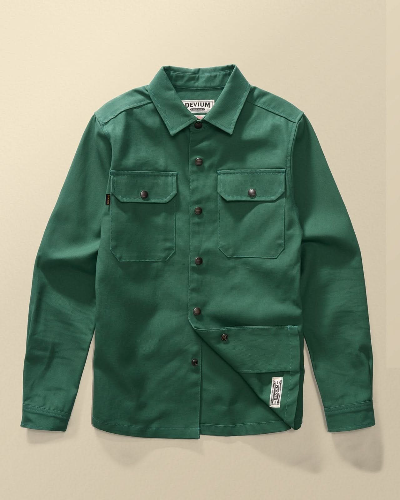 Devium Jacket Hunter Green / S Chapman Canvas Shirt Jacket