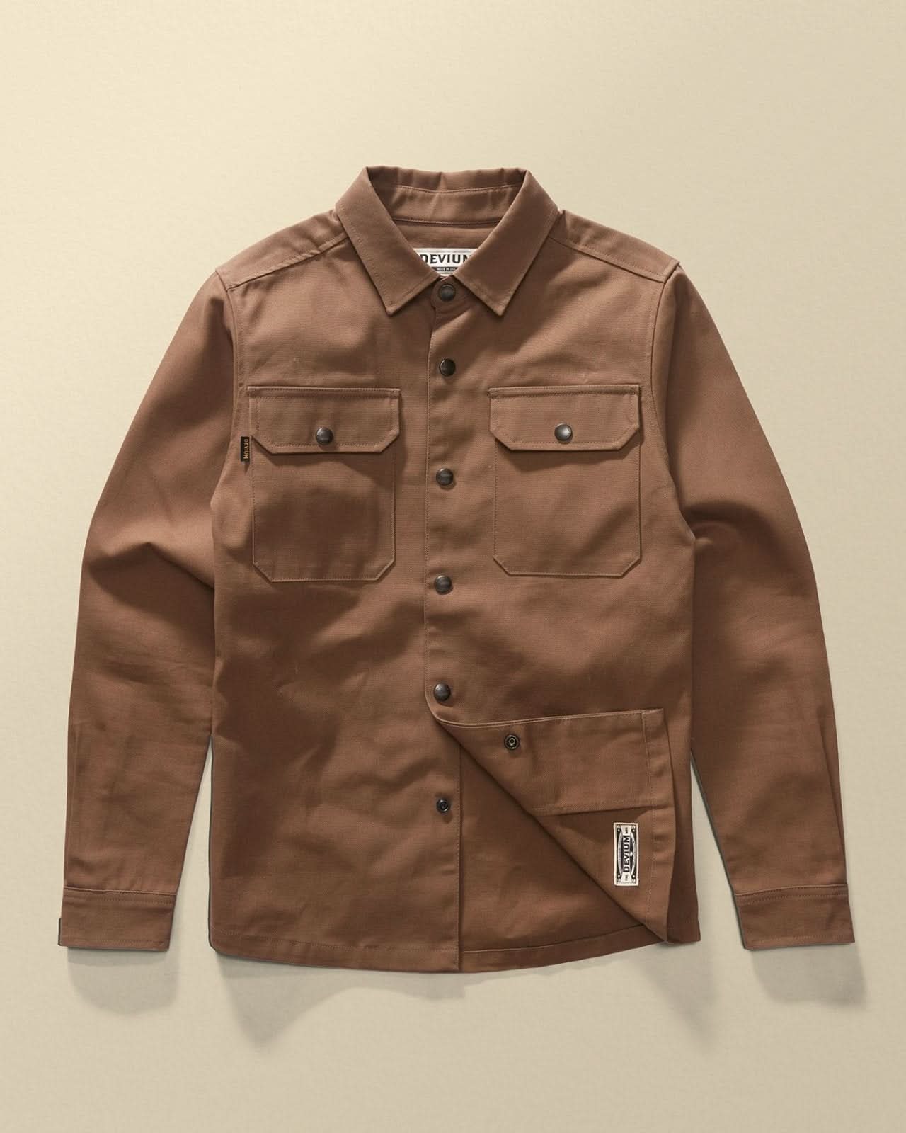 Devium Jacket Tobacco / S Chapman Canvas Shirt Jacket