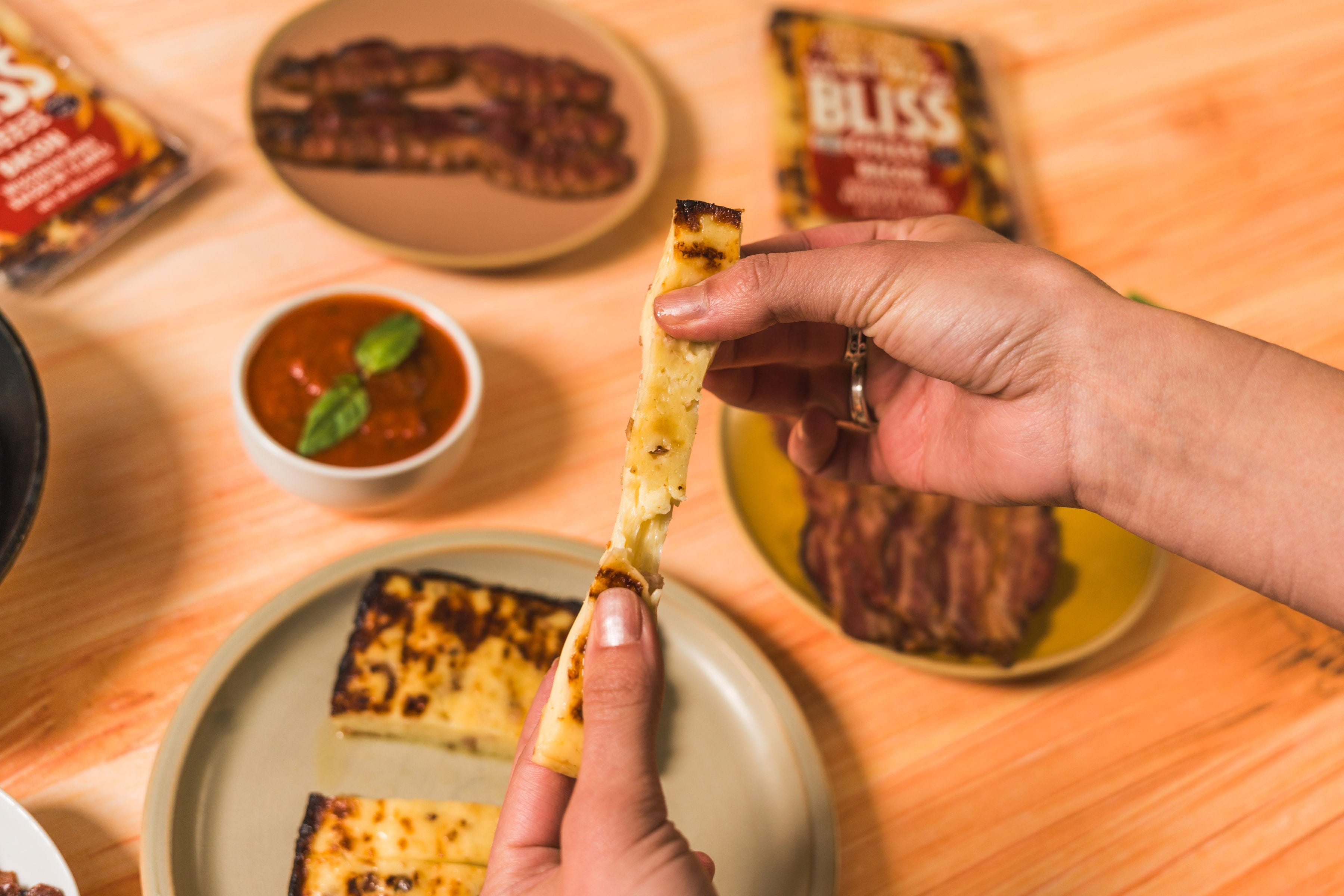 Bacon Golden Baked Bliss Cheese - My American Goods