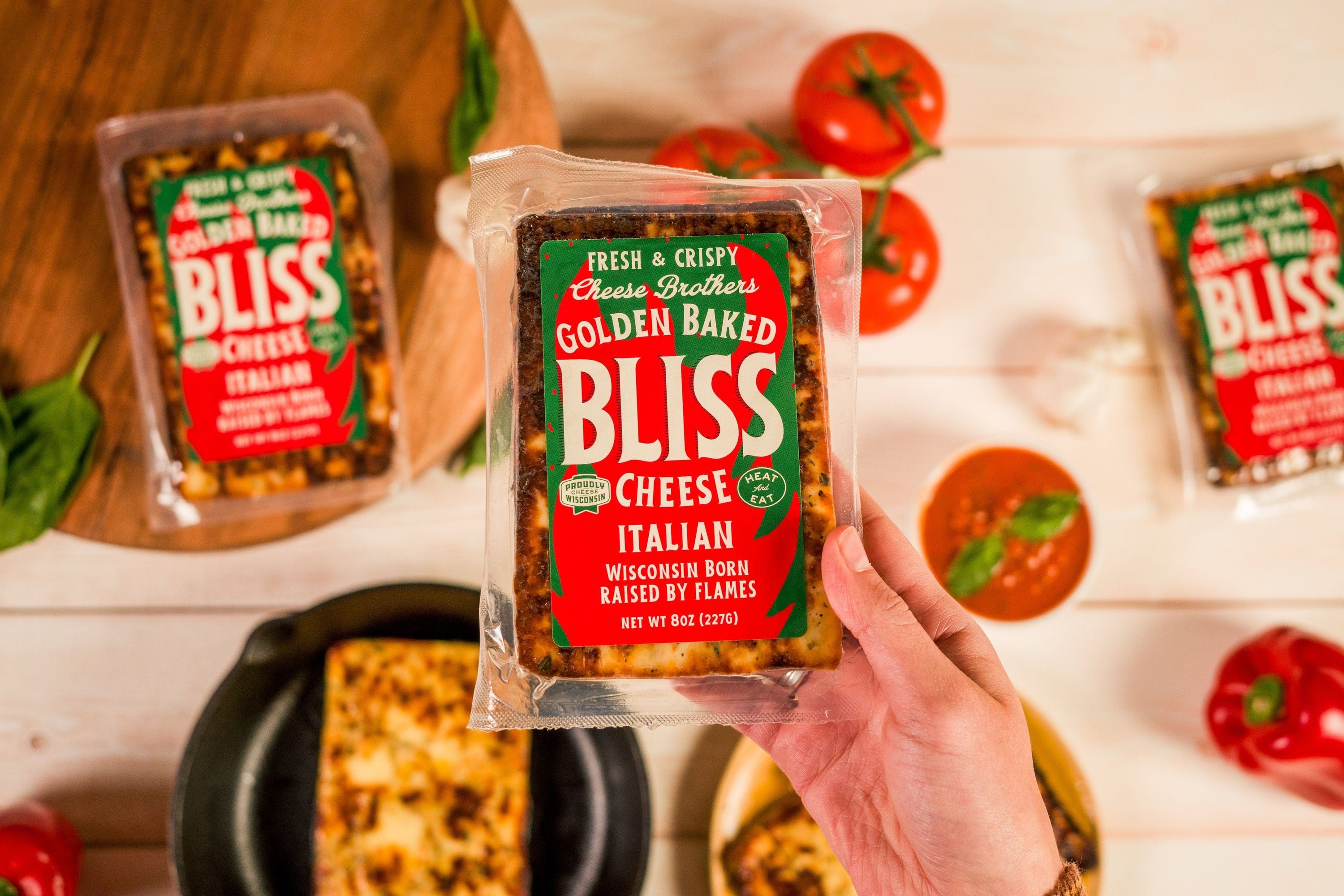 Cheese Brothers, Inc. Baked Cheese Italian Golden Baked Bliss Cheese