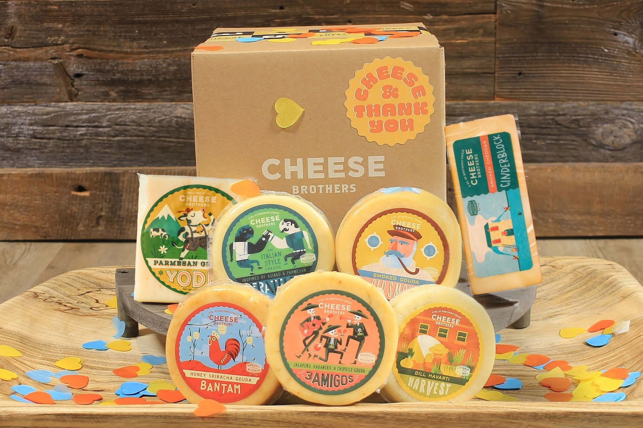 Cheese Brothers, Inc. Gifts and Bundles Cheese and Thank You Box