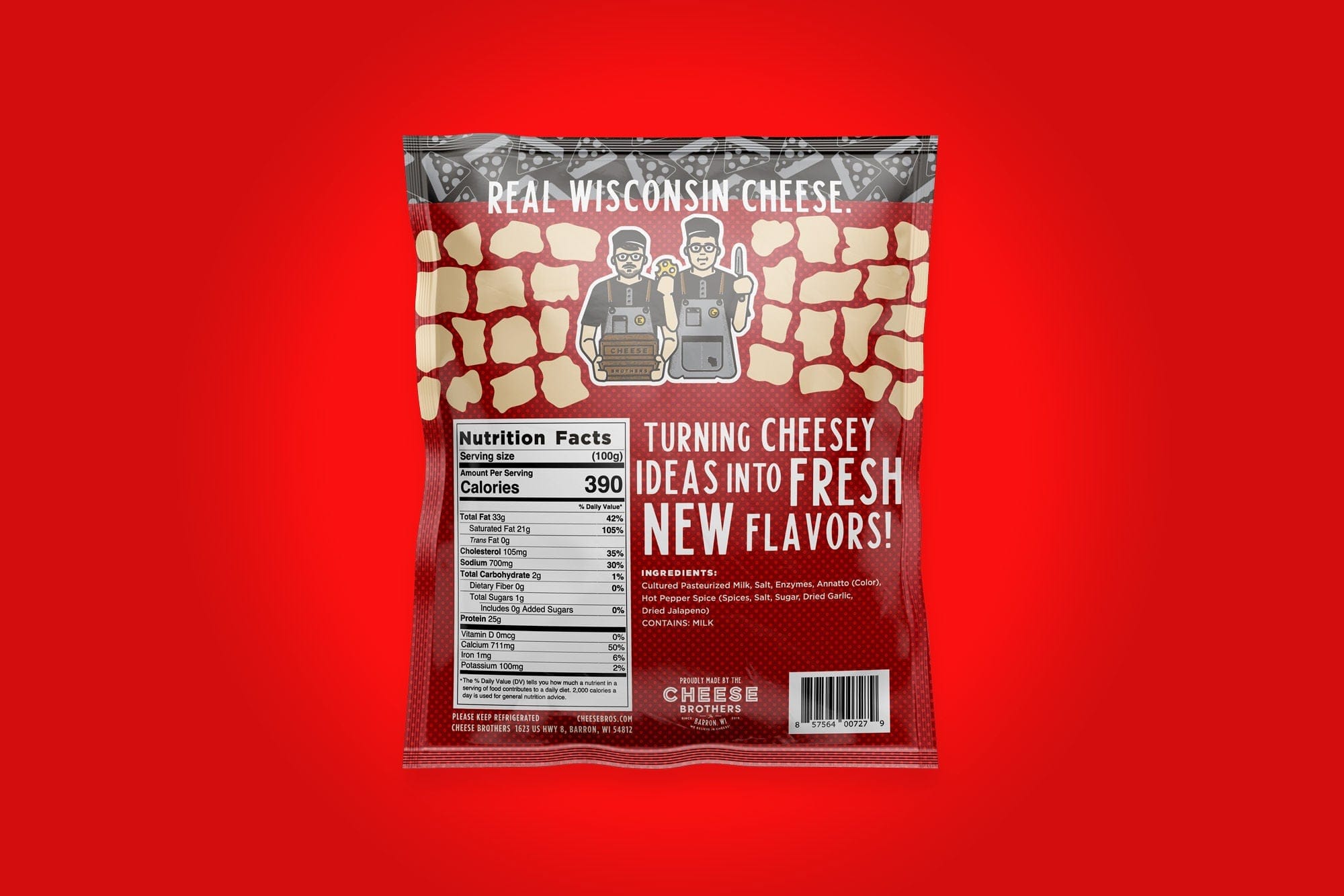 Cheese Brothers, Inc. Cheese Curds Hot Pepper Cheese Curds *Ships Fresh Daily*