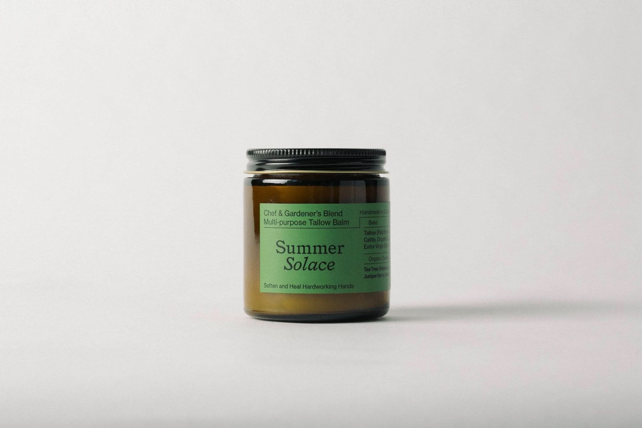 Summer Solace Tallow Tallow Balm Chef & Gardener’s Healing Balm – Rosemary, Myrrh & Tea Tree