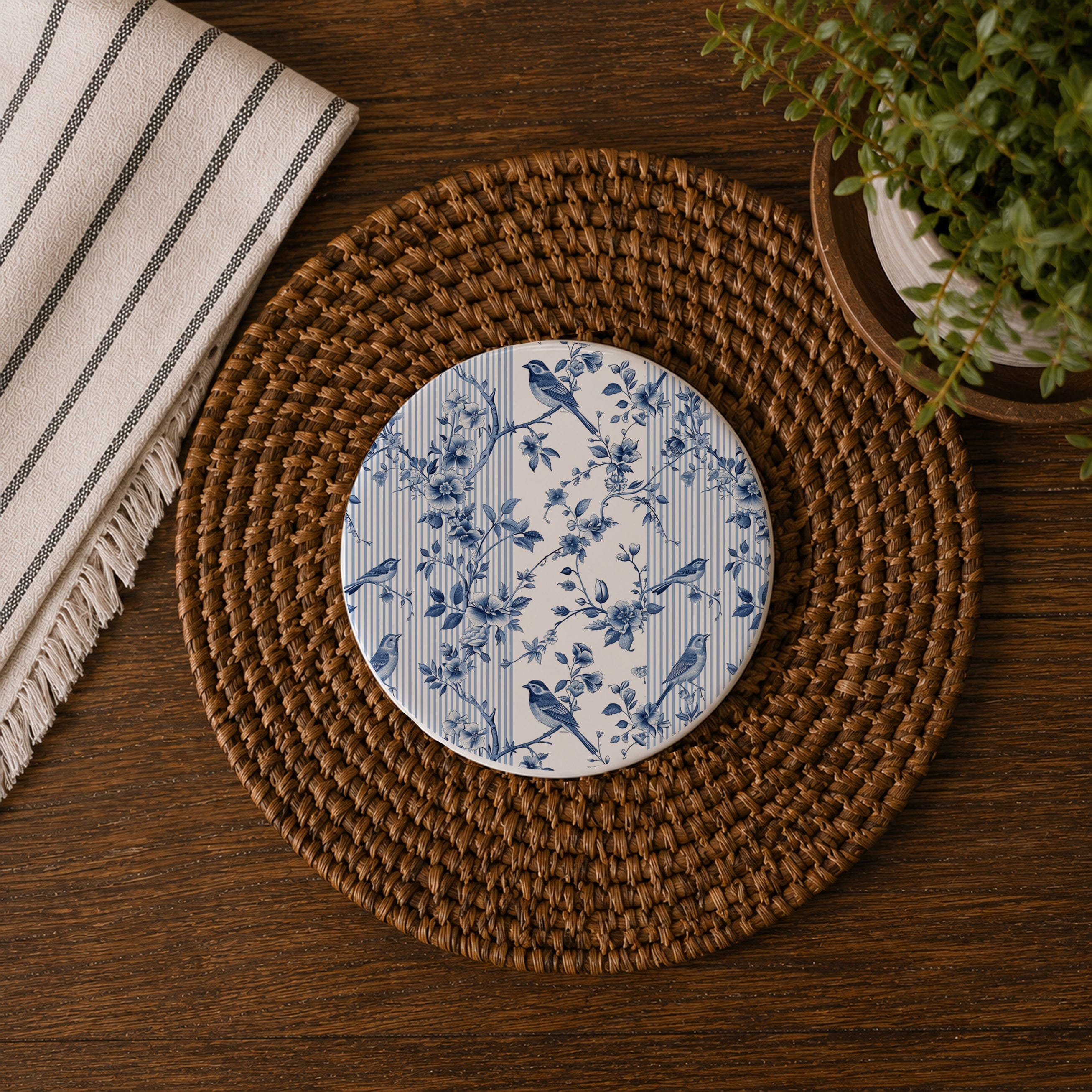 Gia Roma Coaster Chinoiserie Coasters