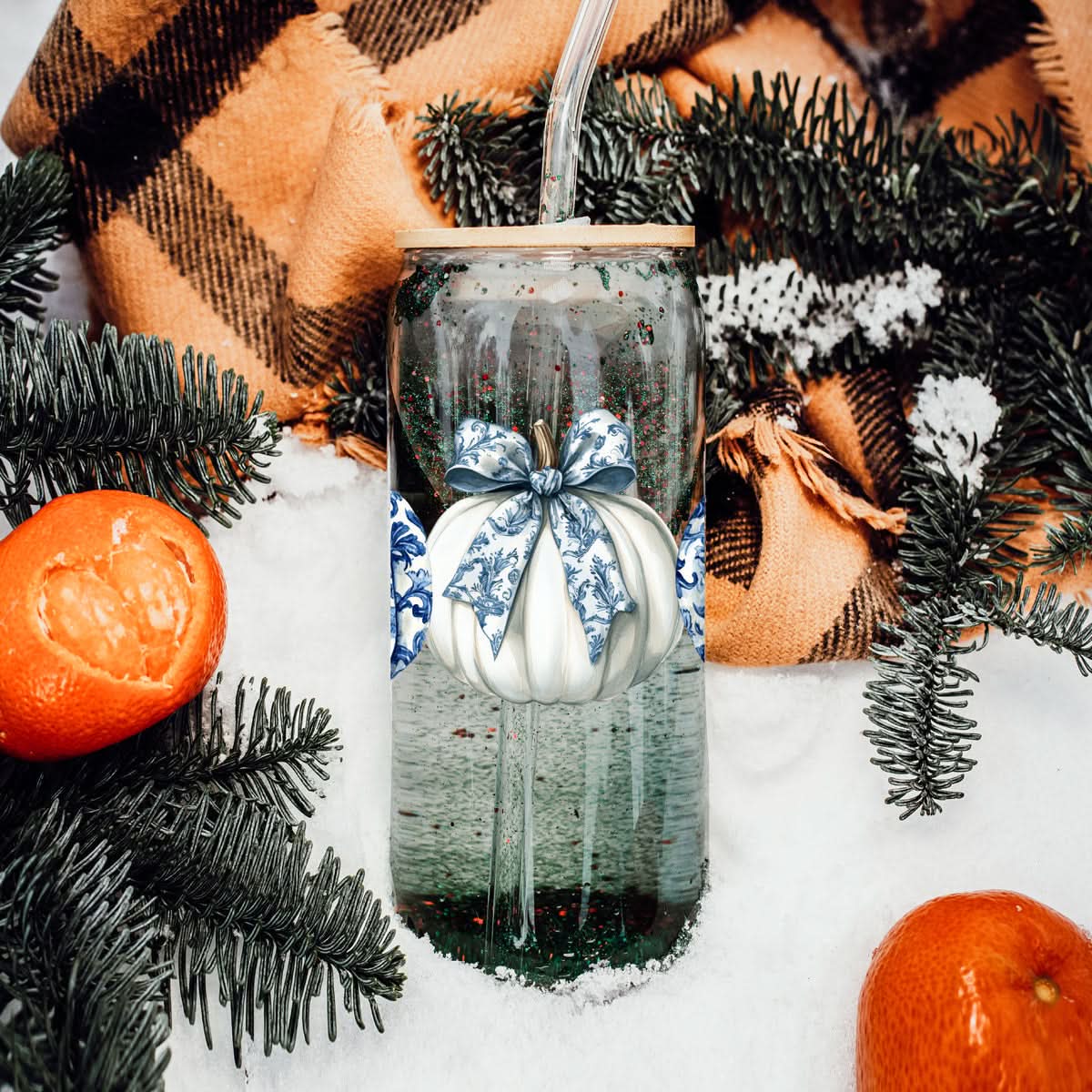 Chinoiserie Pumpkin 20oz - My American Goods