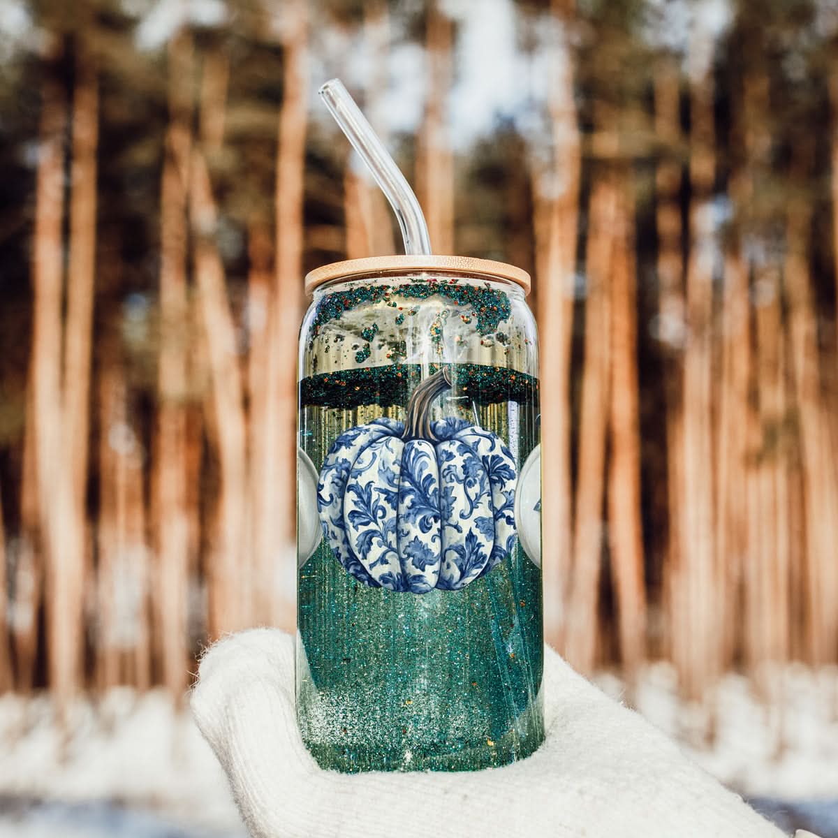 Chinoiserie Pumpkin 20oz - My American Goods