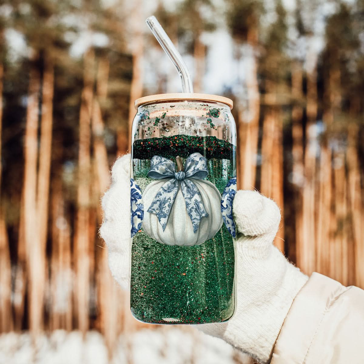 Chinoiserie Pumpkin 20oz - My American Goods