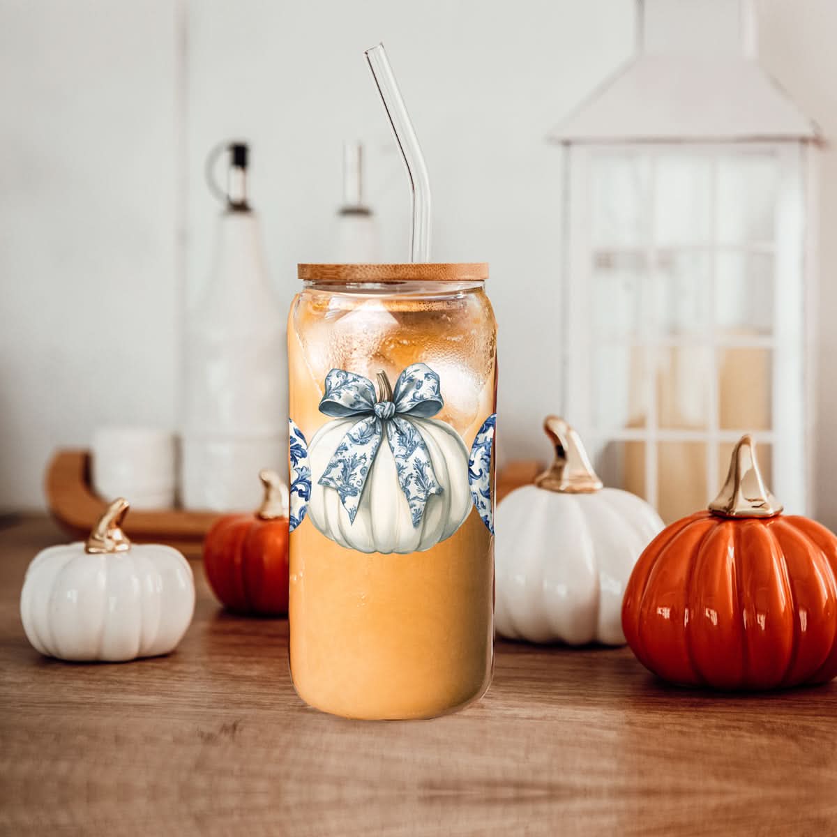 Chinoiserie Pumpkin 20oz - My American Goods