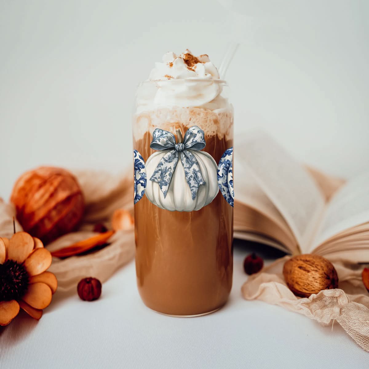 Chinoiserie Pumpkin 20oz - My American Goods