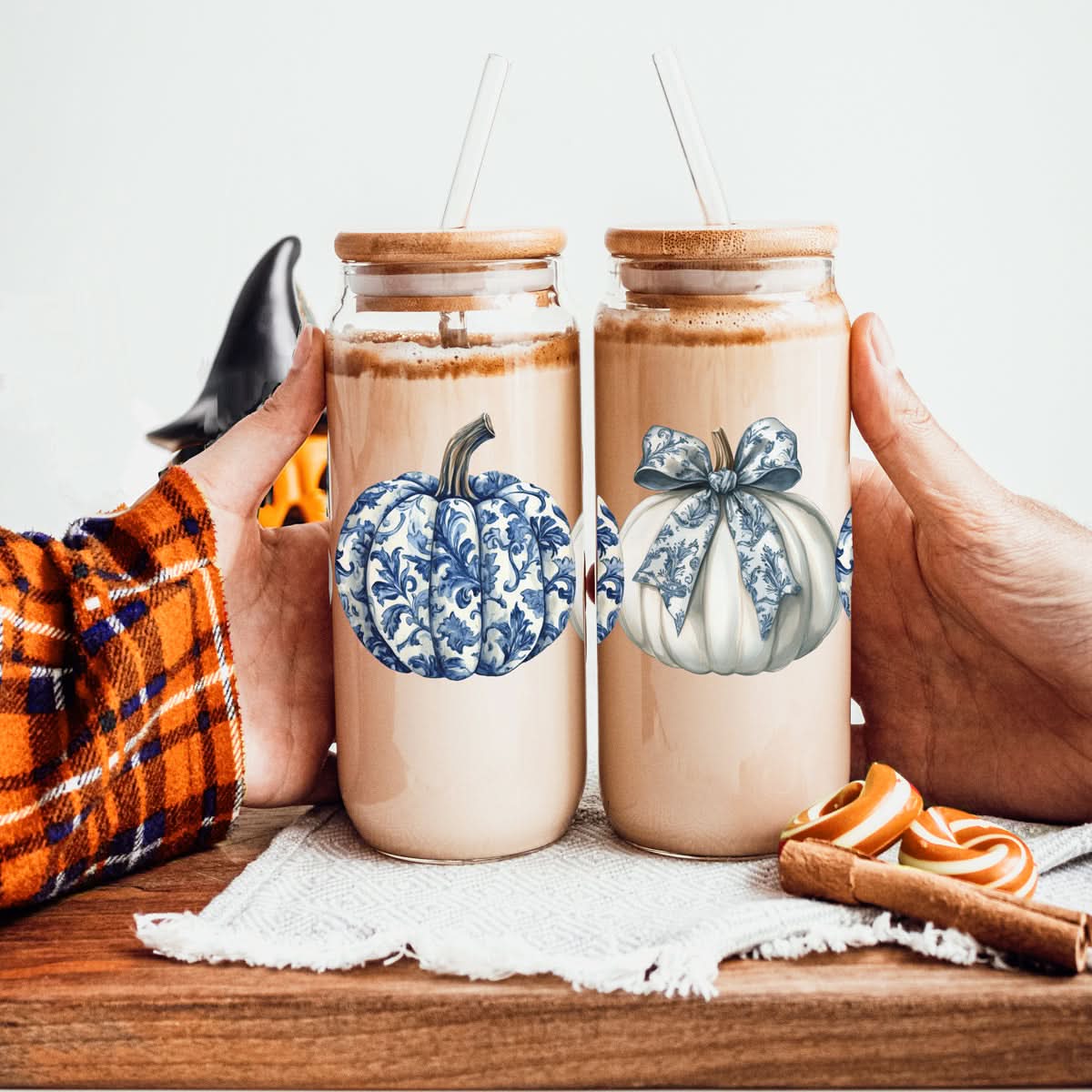 Chinoiserie Pumpkin 20oz - My American Goods