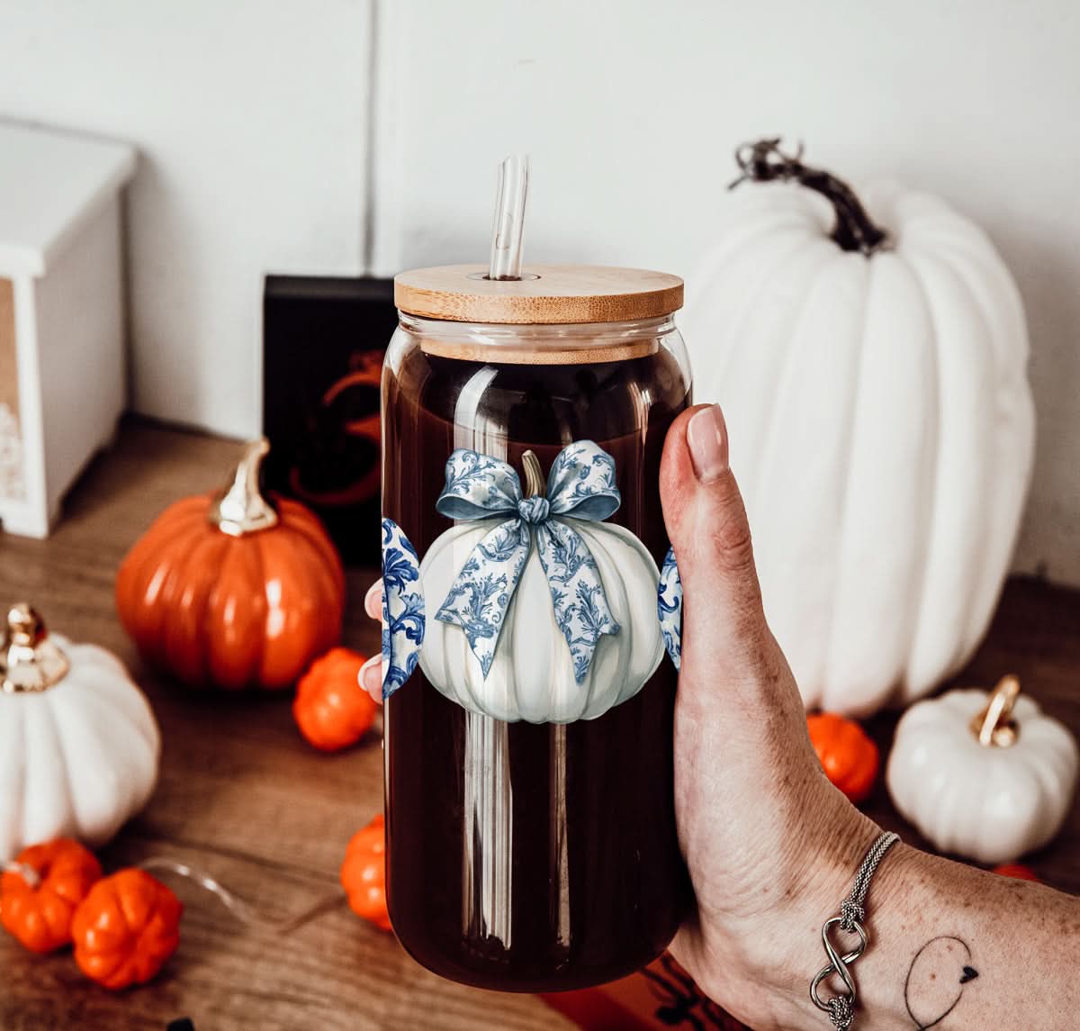 Chinoiserie Pumpkin 20oz - My American Goods