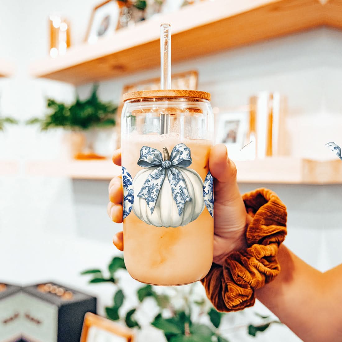 Chinoiserie Pumpkin 20oz - My American Goods