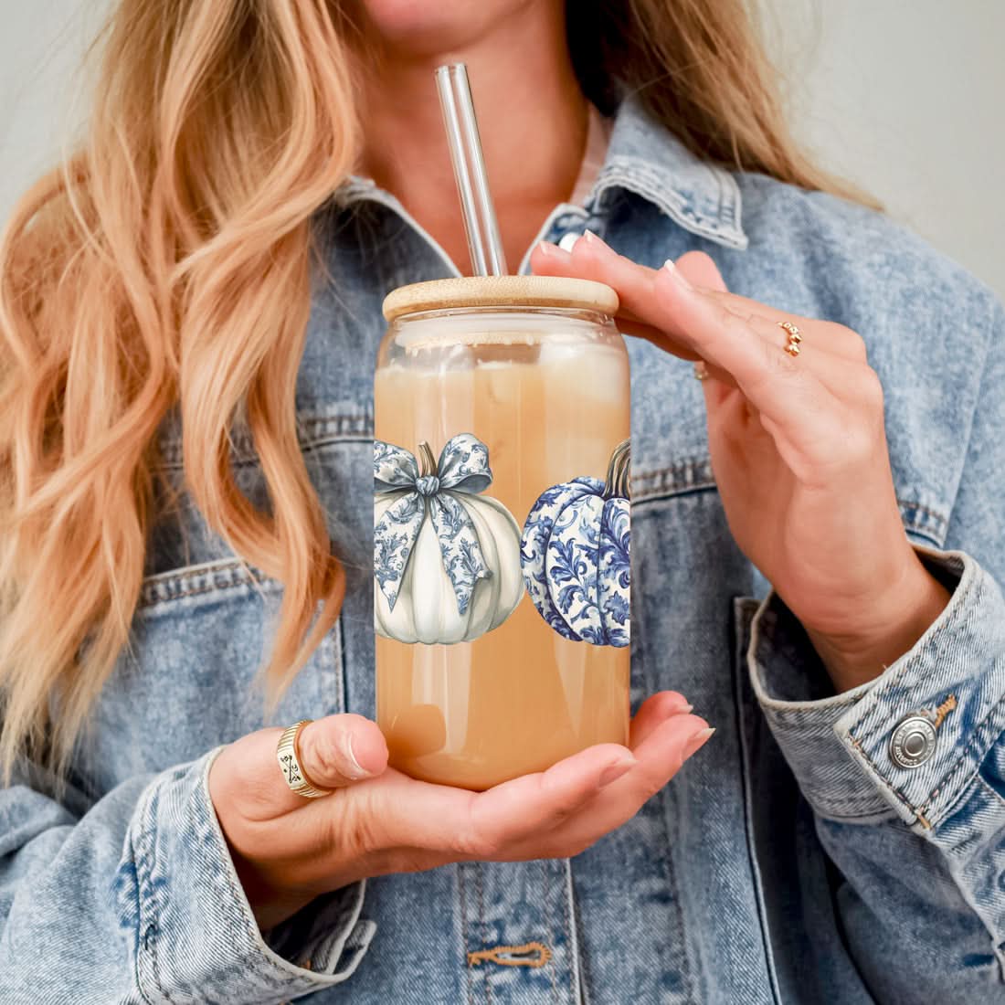 Chinoiserie Pumpkin 20oz - My American Goods