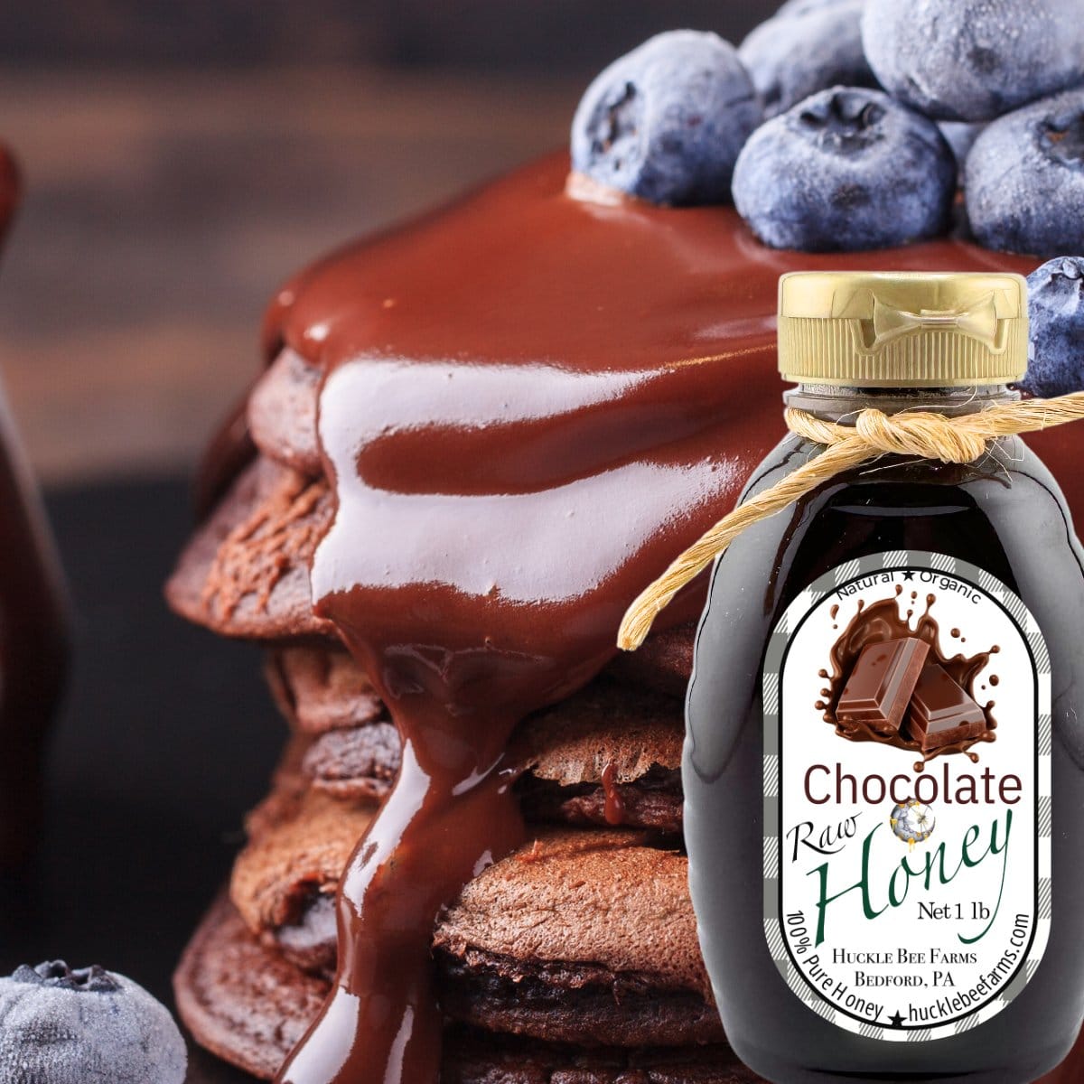 Huckle Bee Farms LLC Honey Chocolate Honey Delight: Indulgent Cocoa Infusion