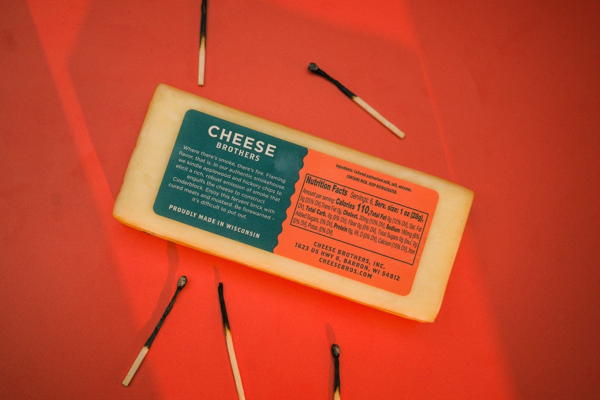 Cheese Brothers, Inc. Cheddar Cheese Smoked Cheddar