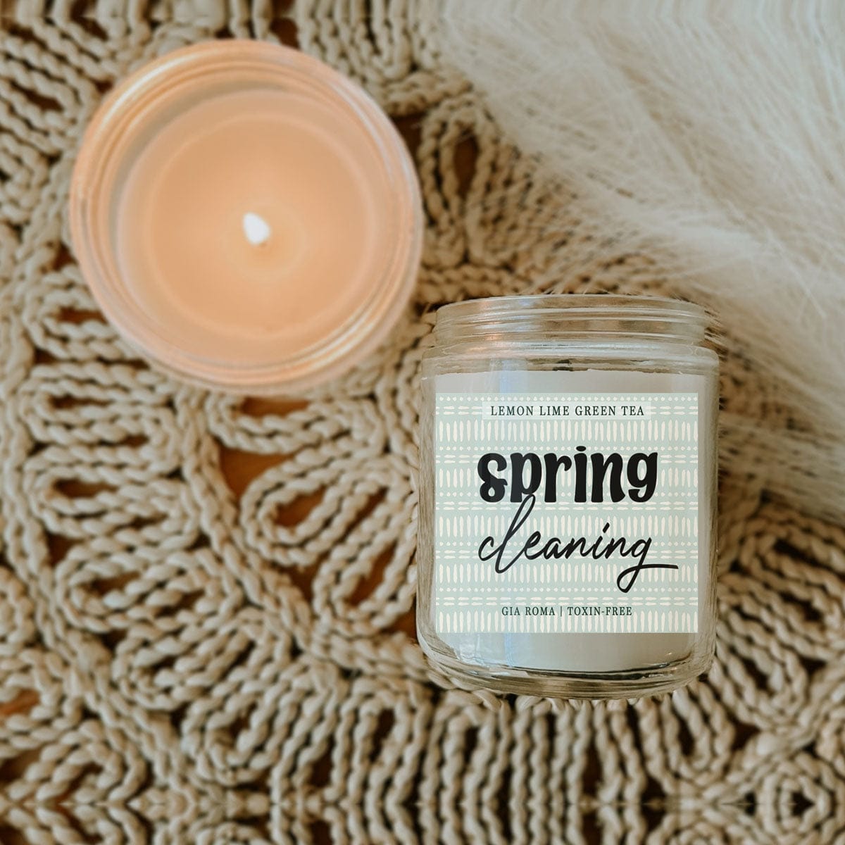 Gia Roma Candle Lemon Lime Green Tea