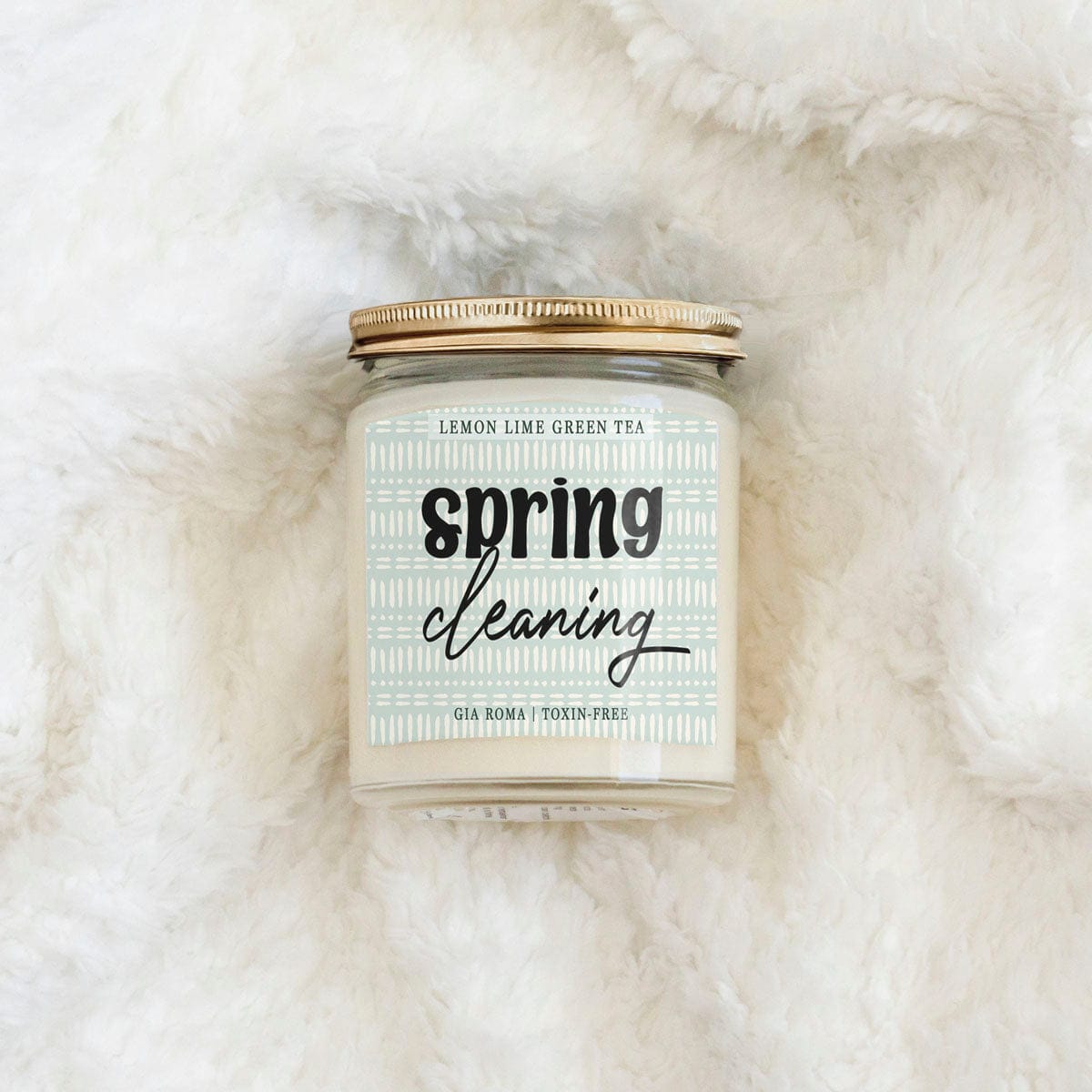 Gia Roma Candle Lemon Lime Green Tea
