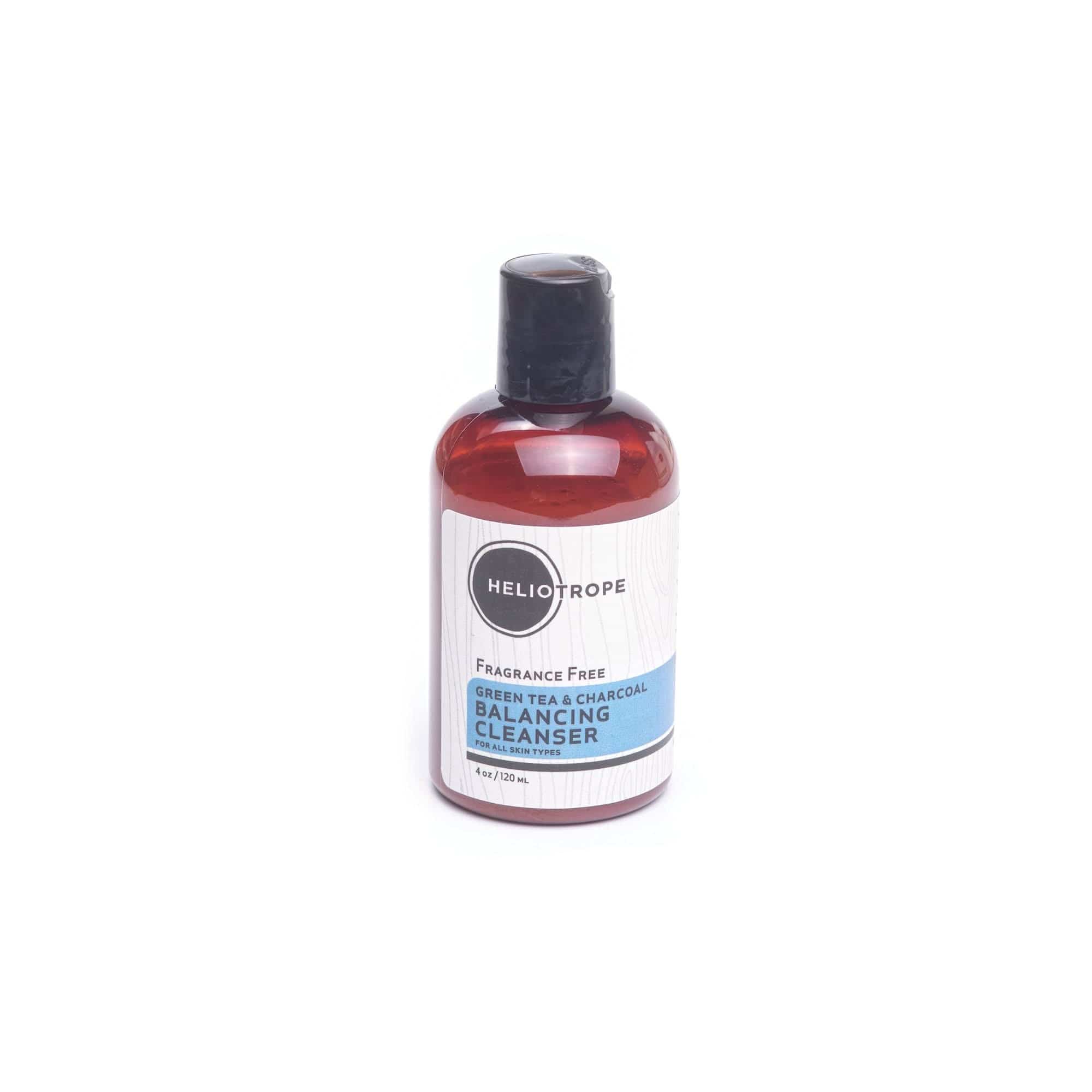 Heliotrope SF Facial Cleanser Green Tea & Charcoal Balancing Cleanser