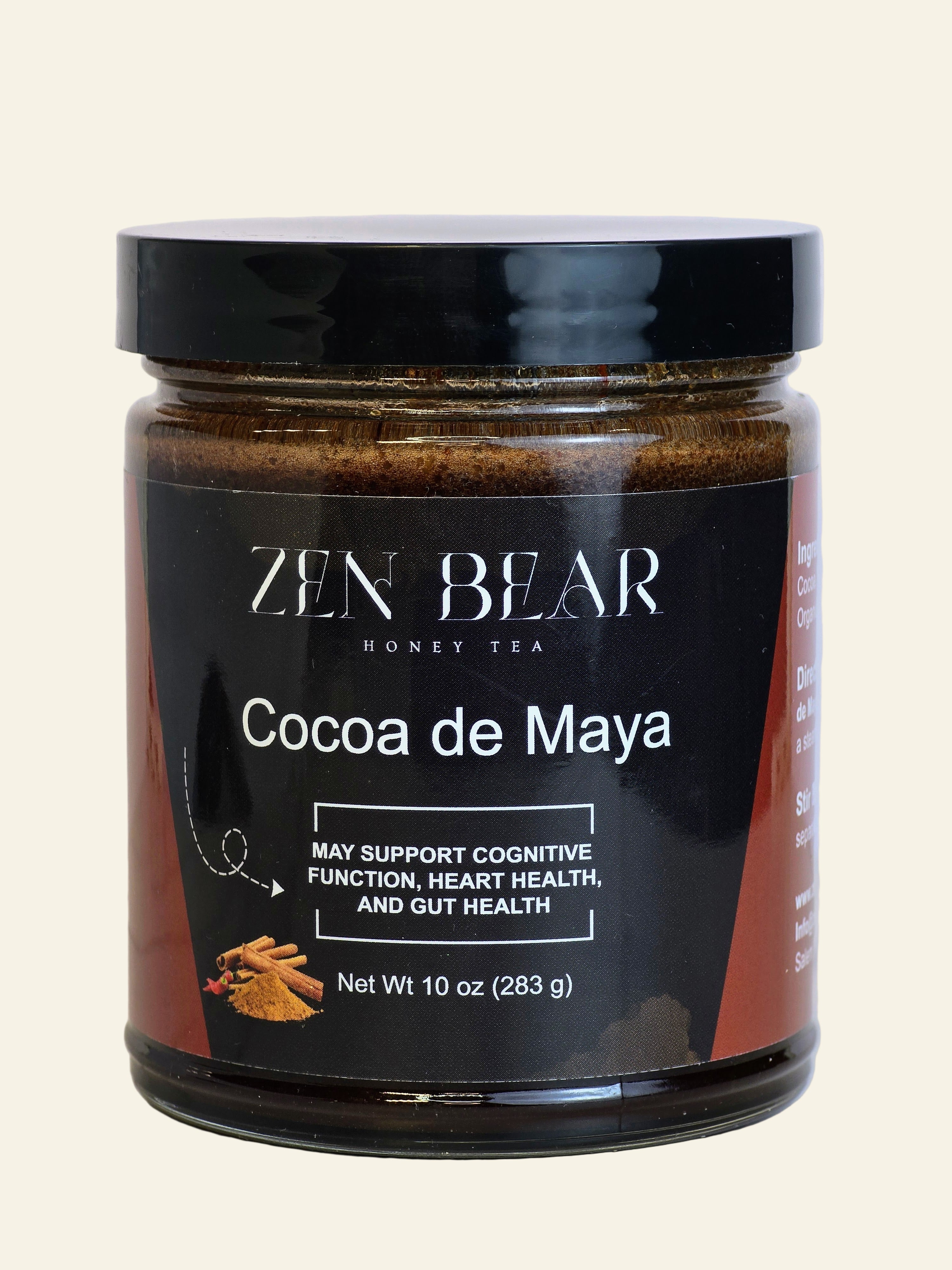 Cocoa de Maya – Spiced Honey Cocoa with Cinnamon, Cayenne & Sea Salt (10 oz)