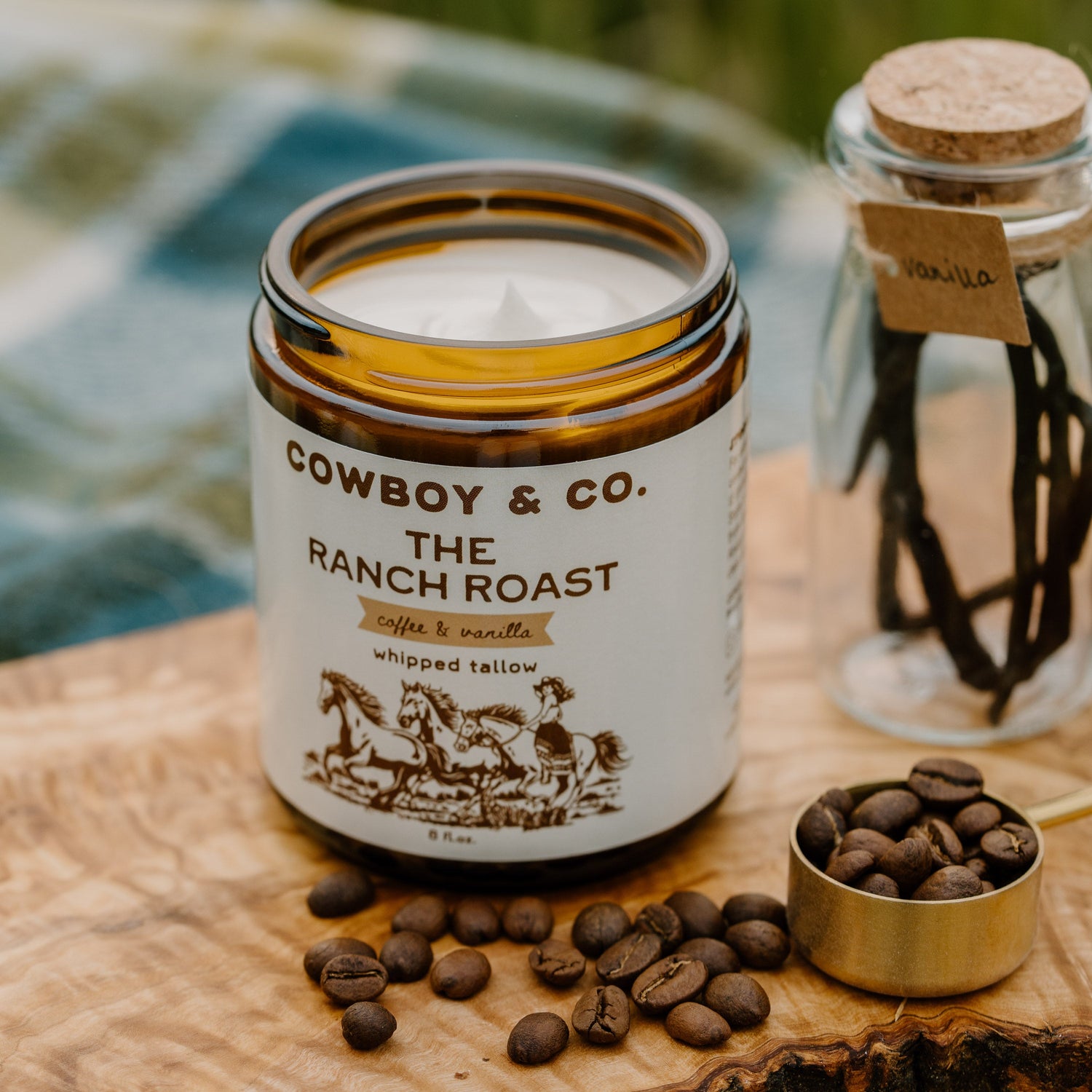 The Ranch Roast - Coffee & Vanilla Infused Organic Whipped Tallow Moisturizer - My American Goods