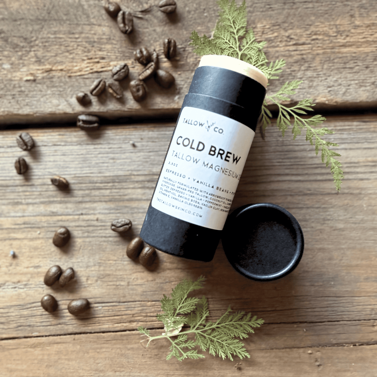 Cold Brew Tallow Magnesium Deodorant