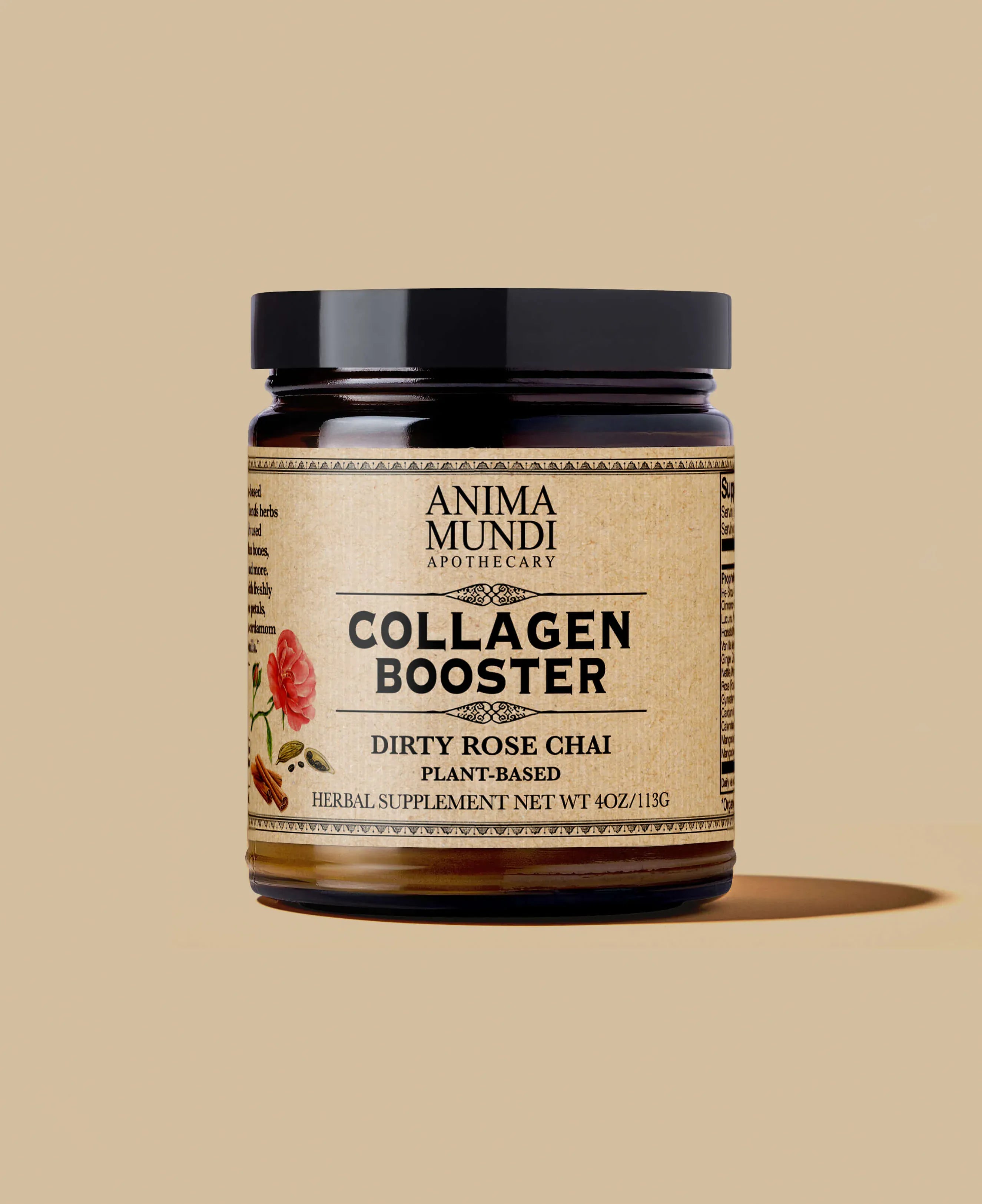 Anima Mundi Supplement COLLAGEN BOOSTER Powder | Dirty Rose Chai