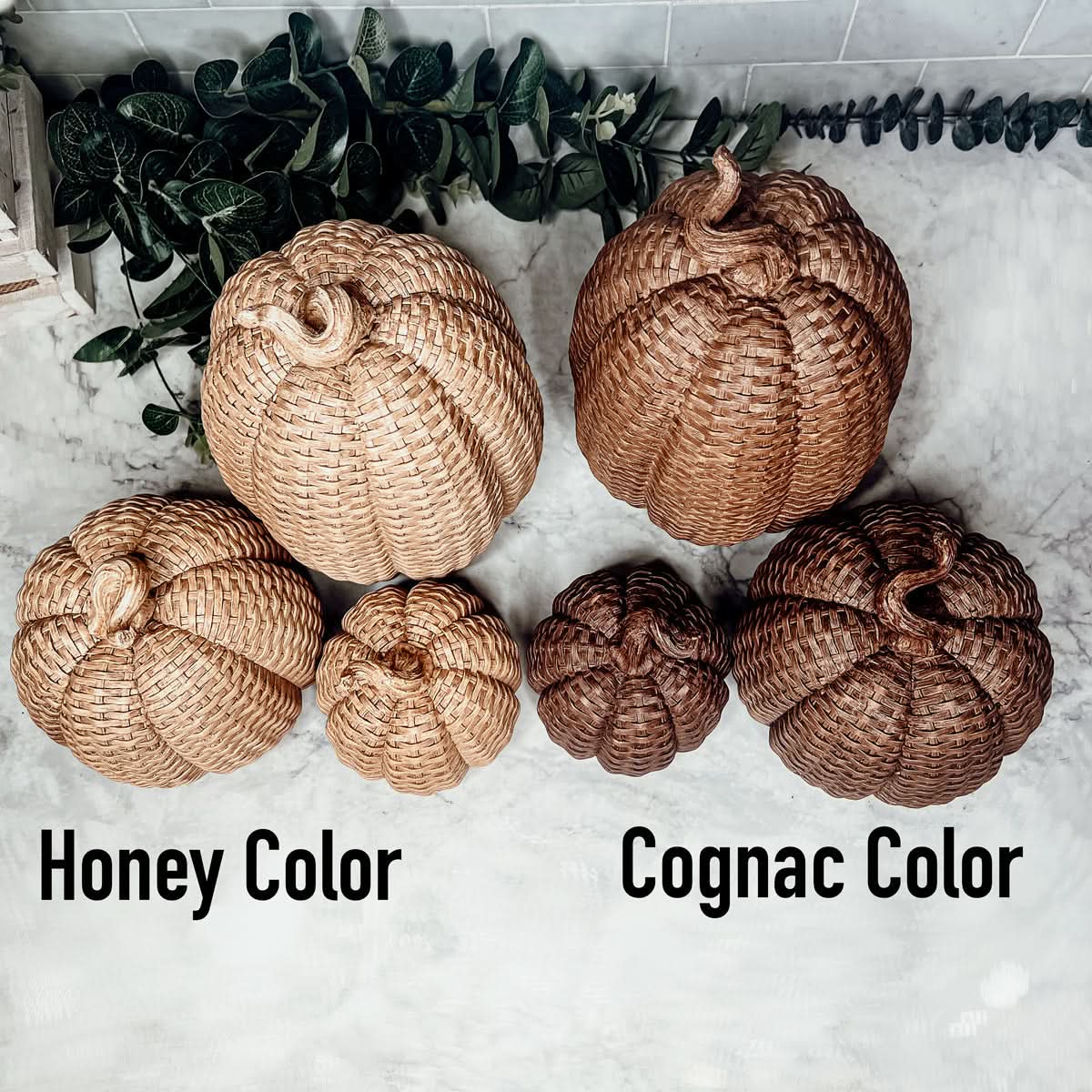 Basket Weave Pumpkins - My American Goods