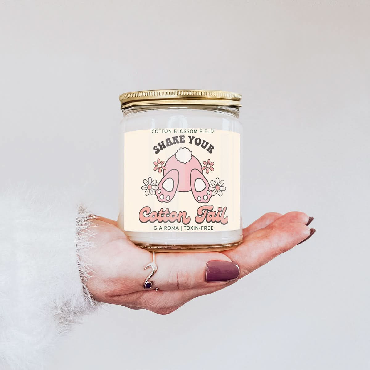 Gia Roma Candle Cotton Blossom Retro Candle