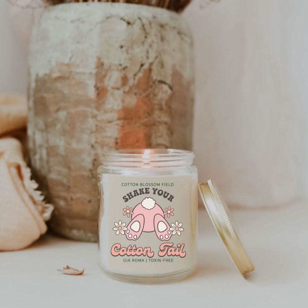 Cotton Blossom Retro Candle - My American Goods