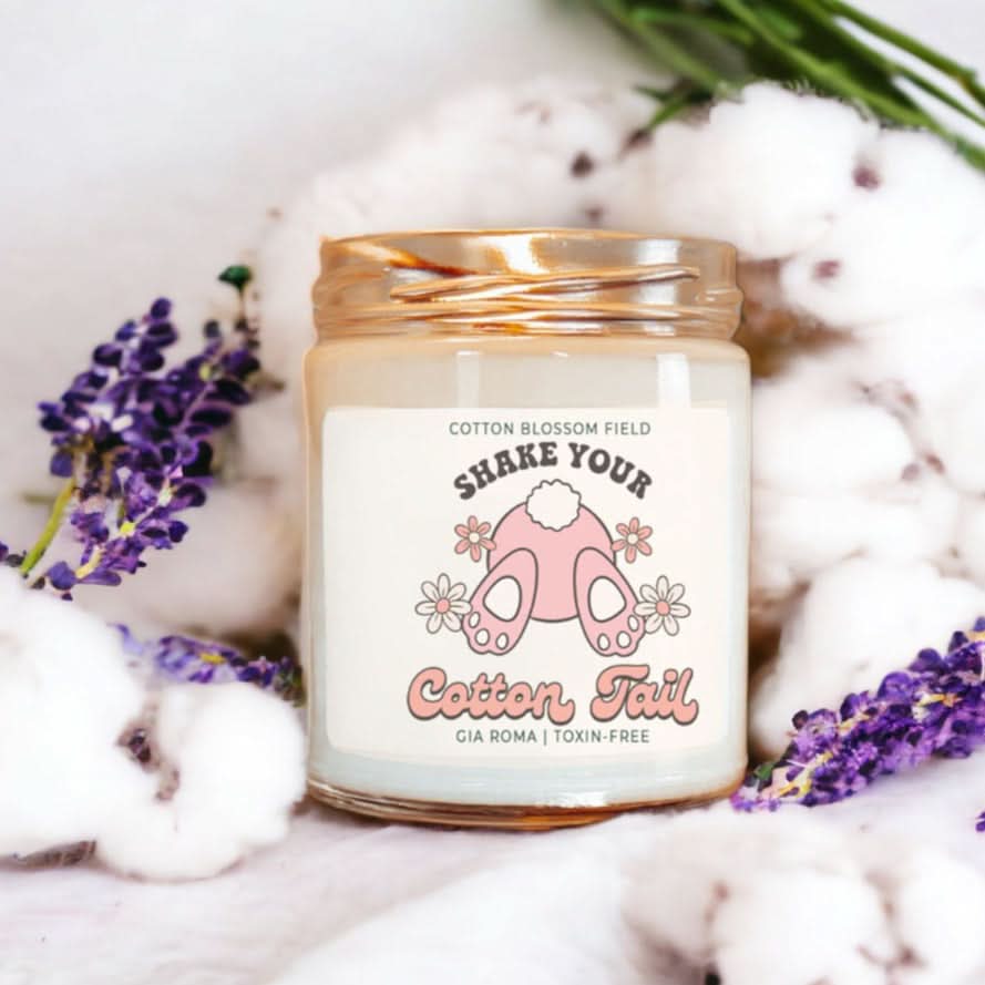 Cotton Blossom Retro Candle - My American Goods