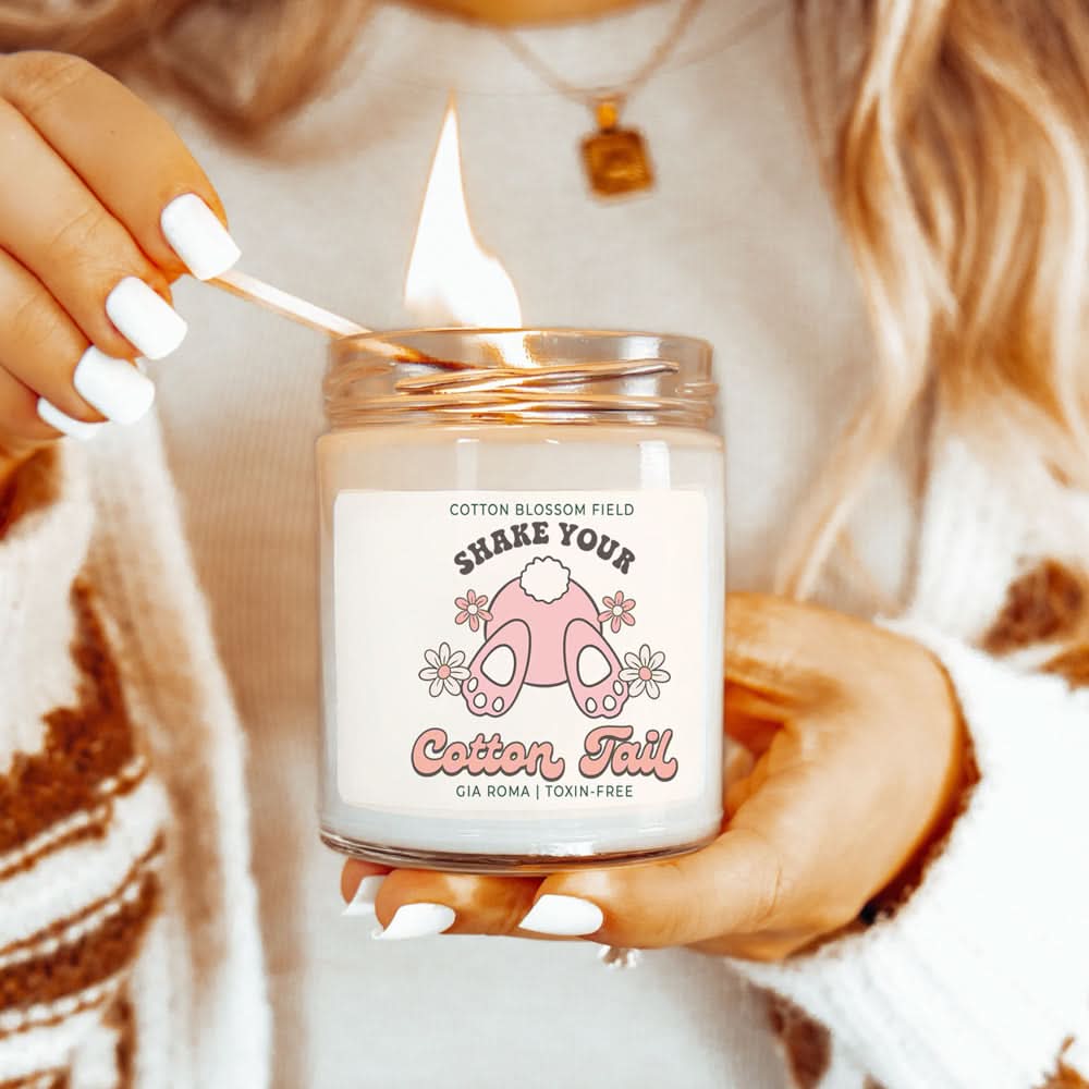 Cotton Blossom Retro Candle - My American Goods