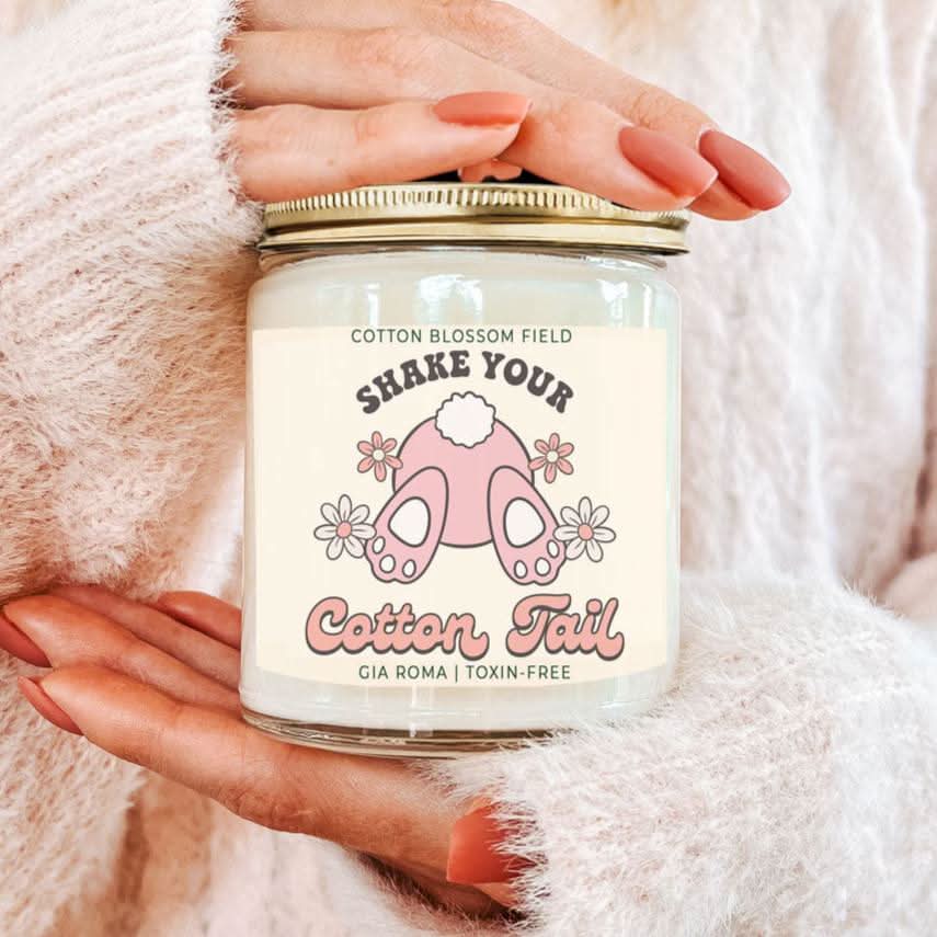 Cotton Blossom Retro Candle - My American Goods