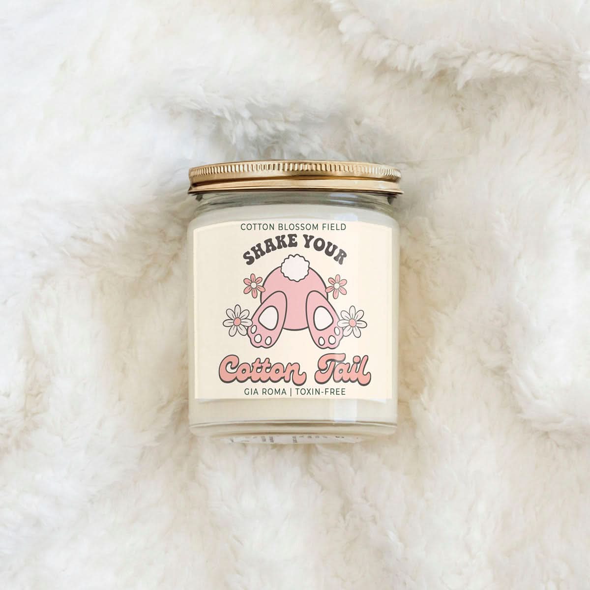 Gia Roma Candle Cotton Blossom Retro Candle