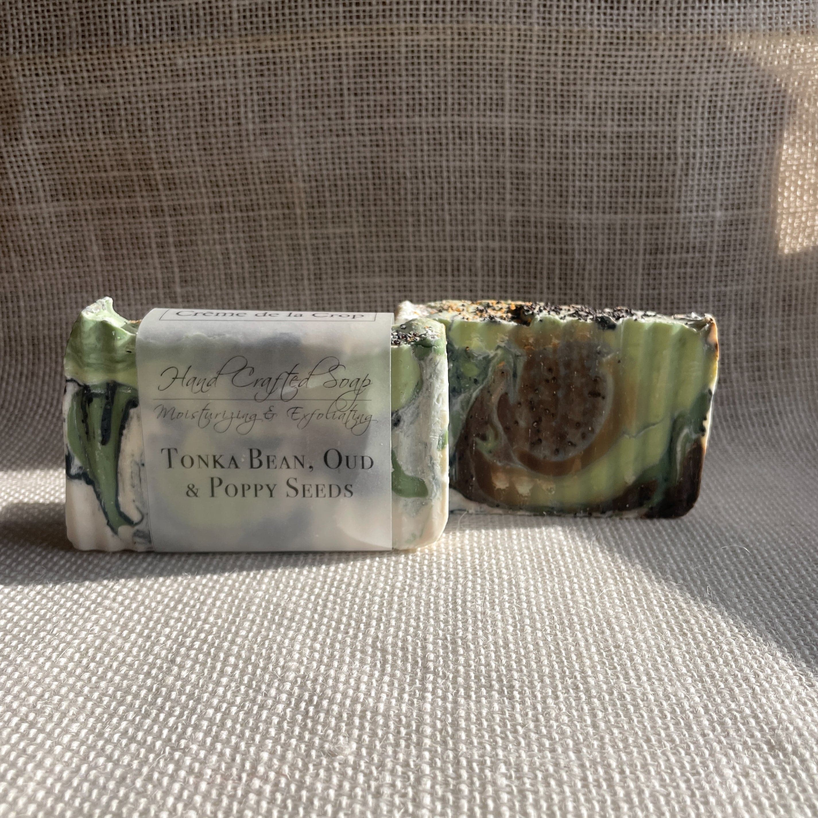 Creme de la Crop Soap - Tonka Bean, Oud (Exfoliating)