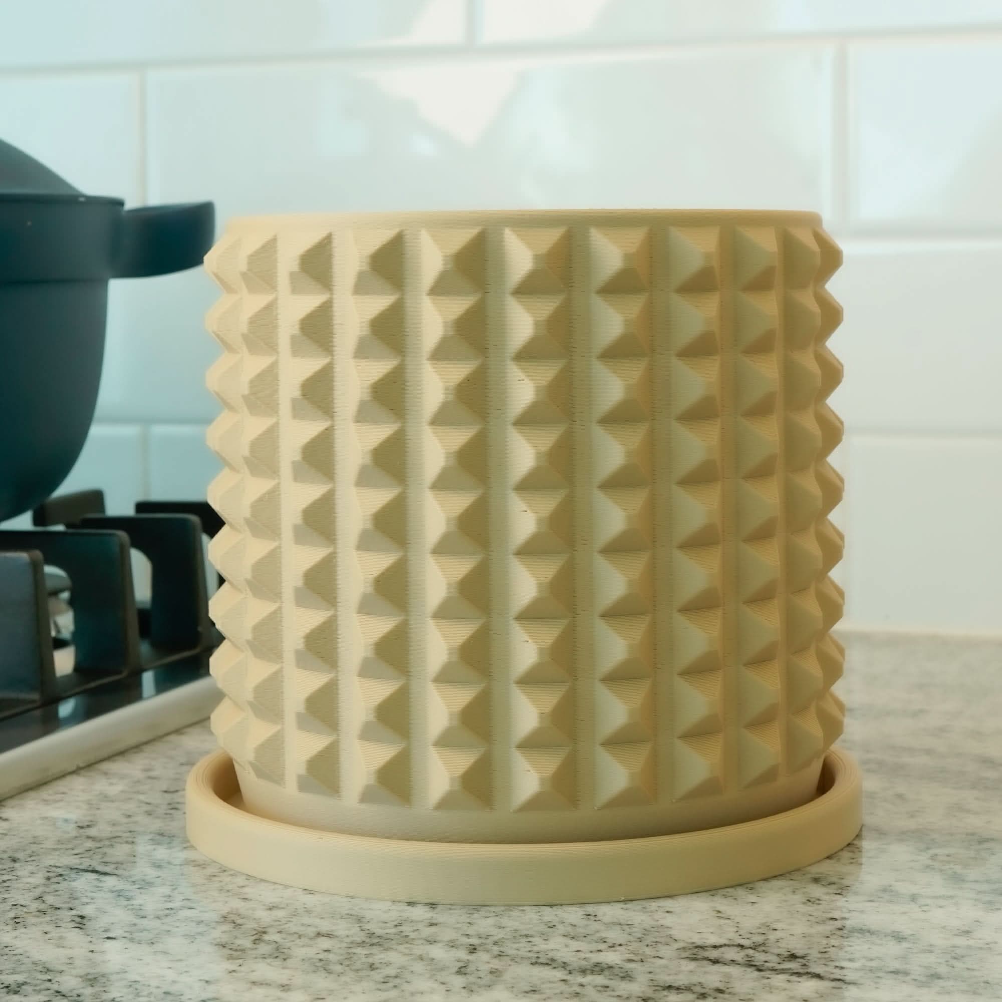 Cubist Planter with Drainage - My American Goods