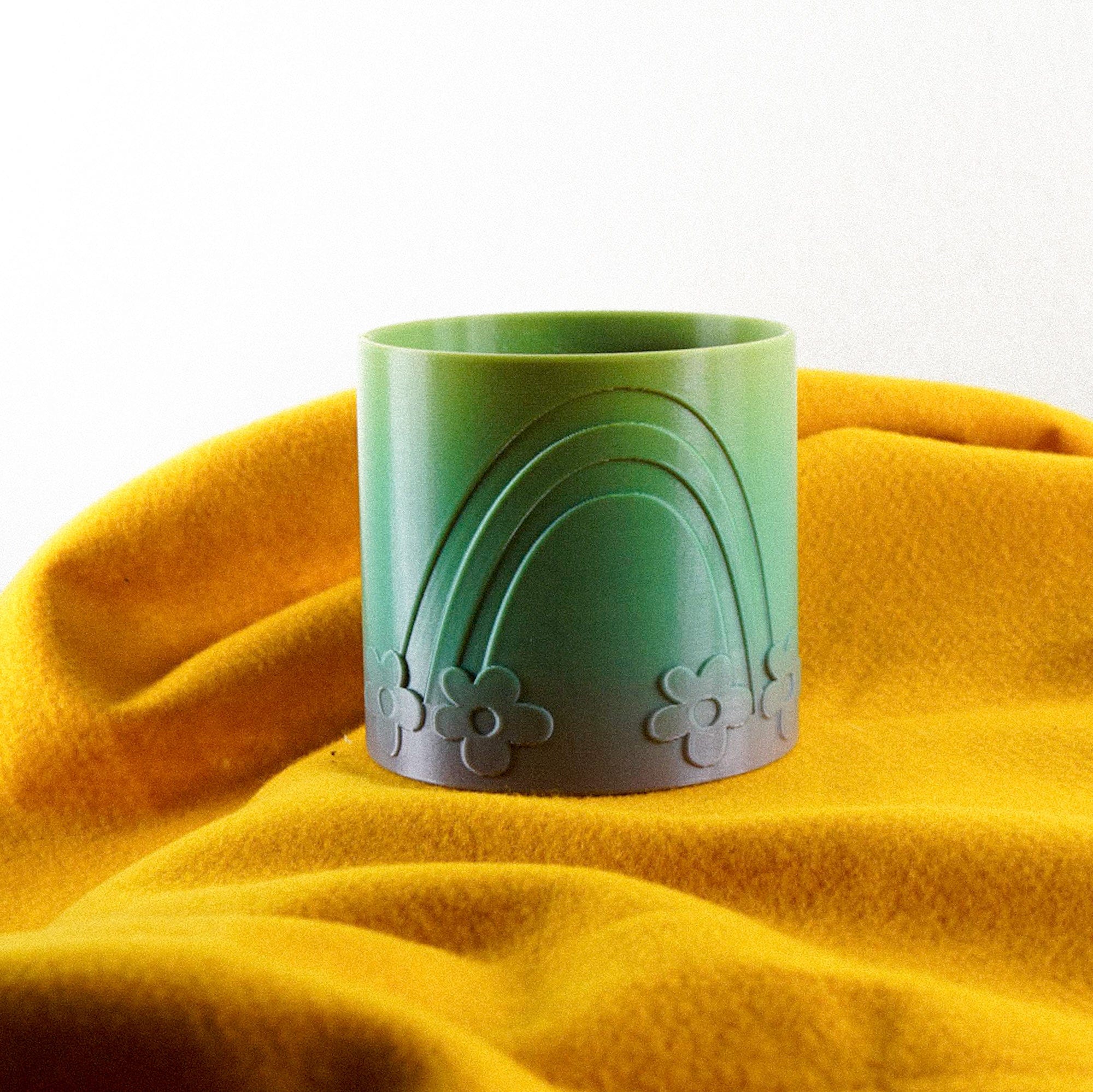 Daisy Rainbow Planter - My American Goods