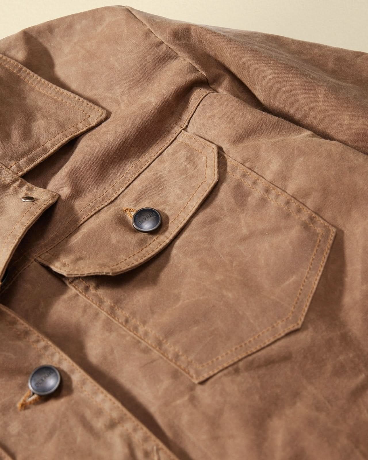 Deadeye Waxed Canvas Trucker Jacket - My American Goods
