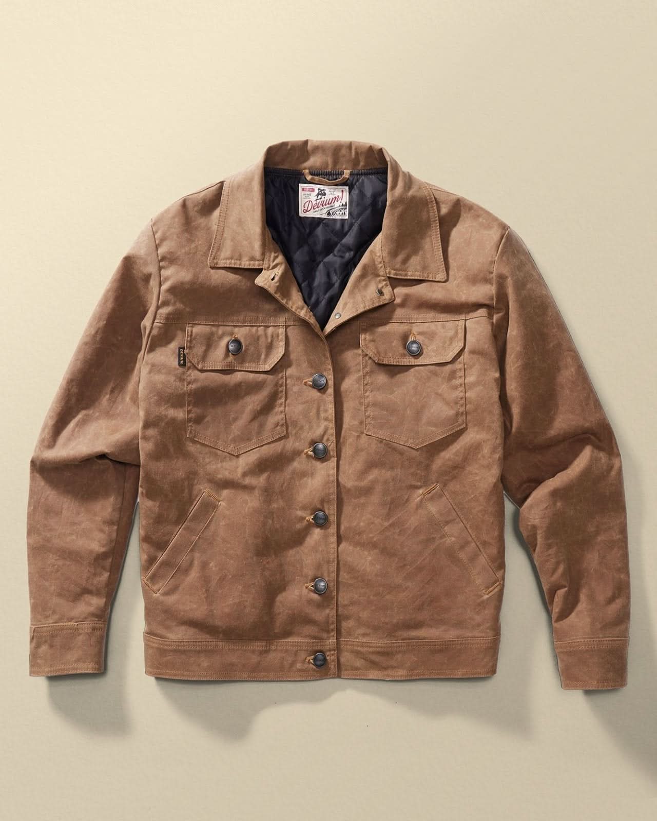 Deadeye Waxed Canvas Trucker Jacket - My American Goods