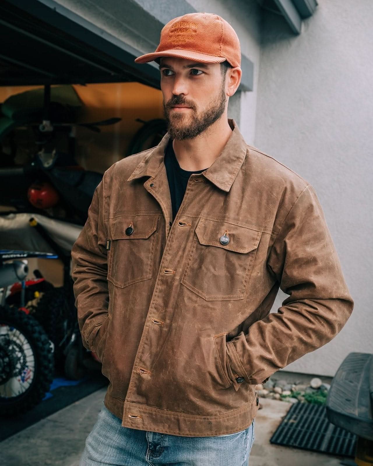 Deadeye Waxed Canvas Trucker Jacket - My American Goods