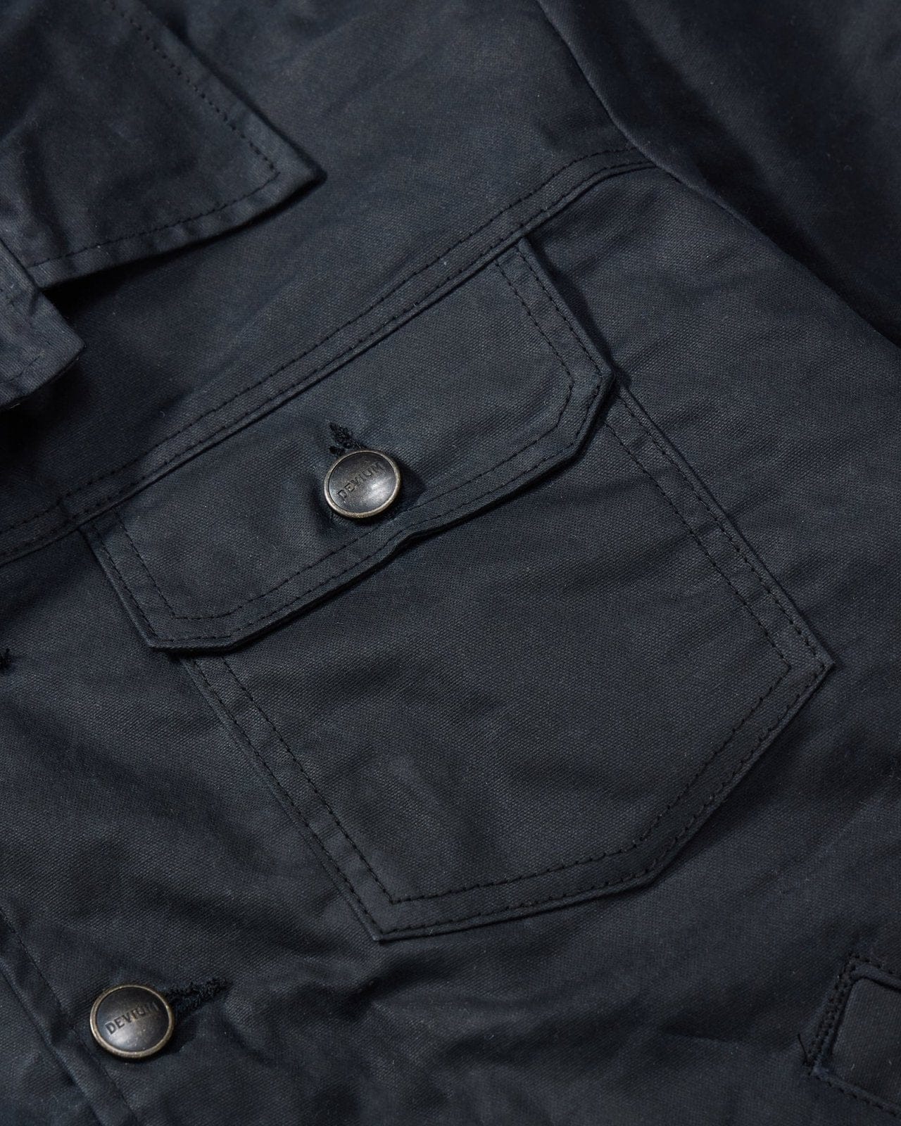 Devium Jacket Deadeye Waxed Canvas Trucker Jacket
