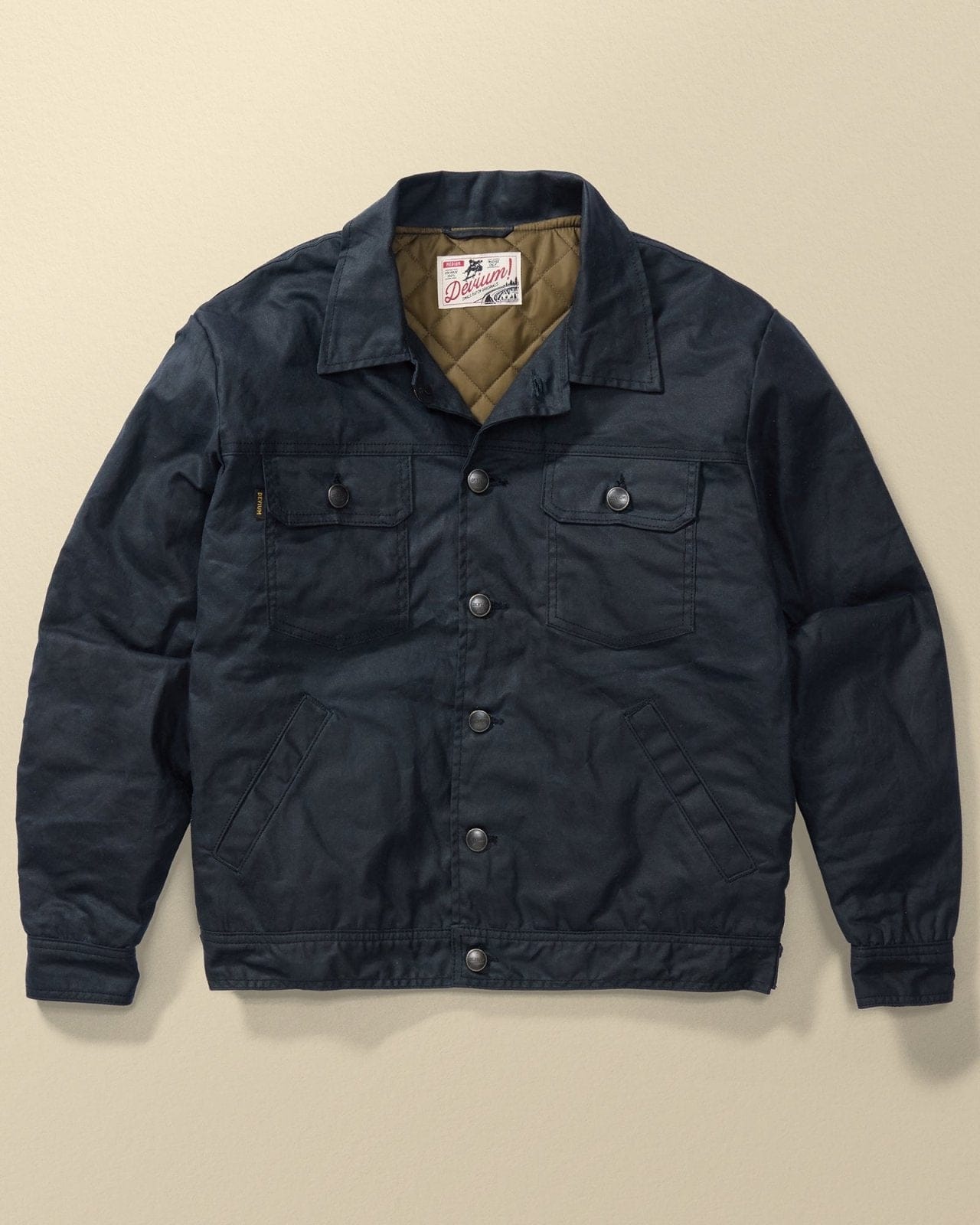 Devium Jacket Black / S Deadeye Waxed Canvas Trucker Jacket