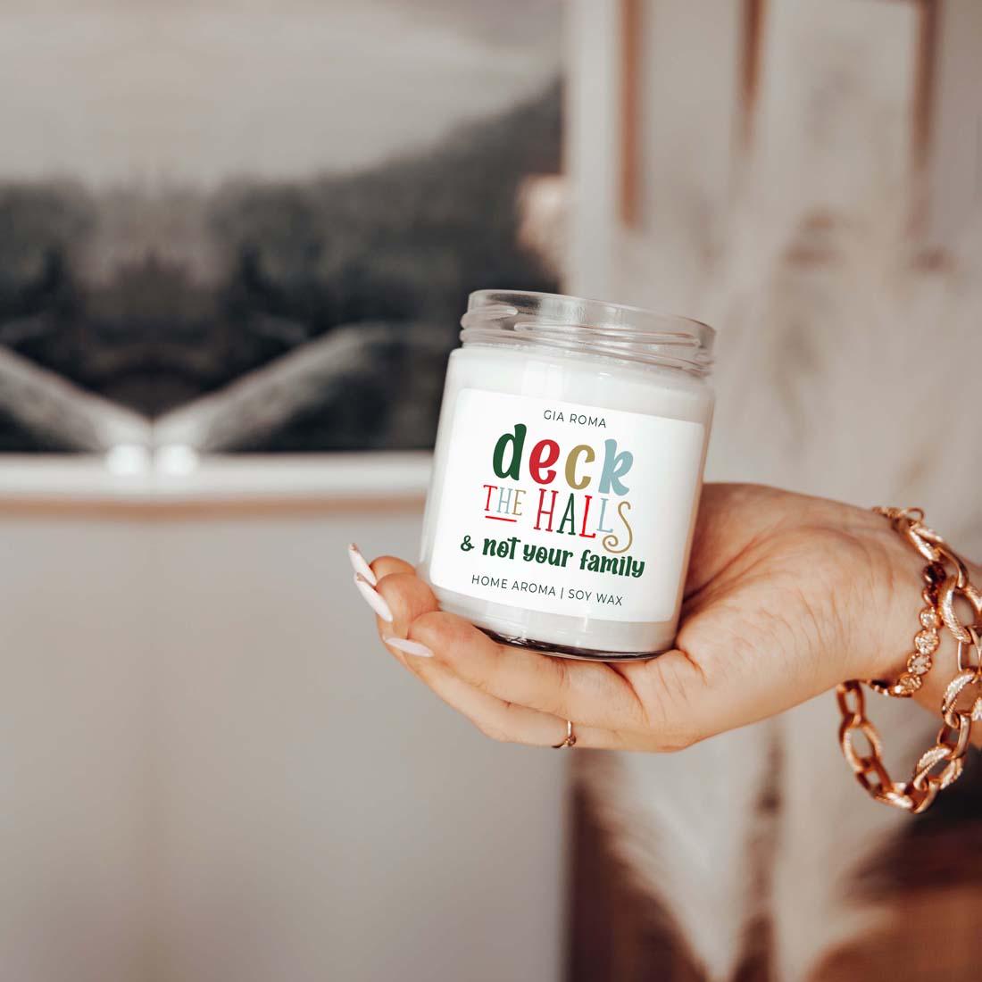 Gia Roma Candle Deck The Halls Candle