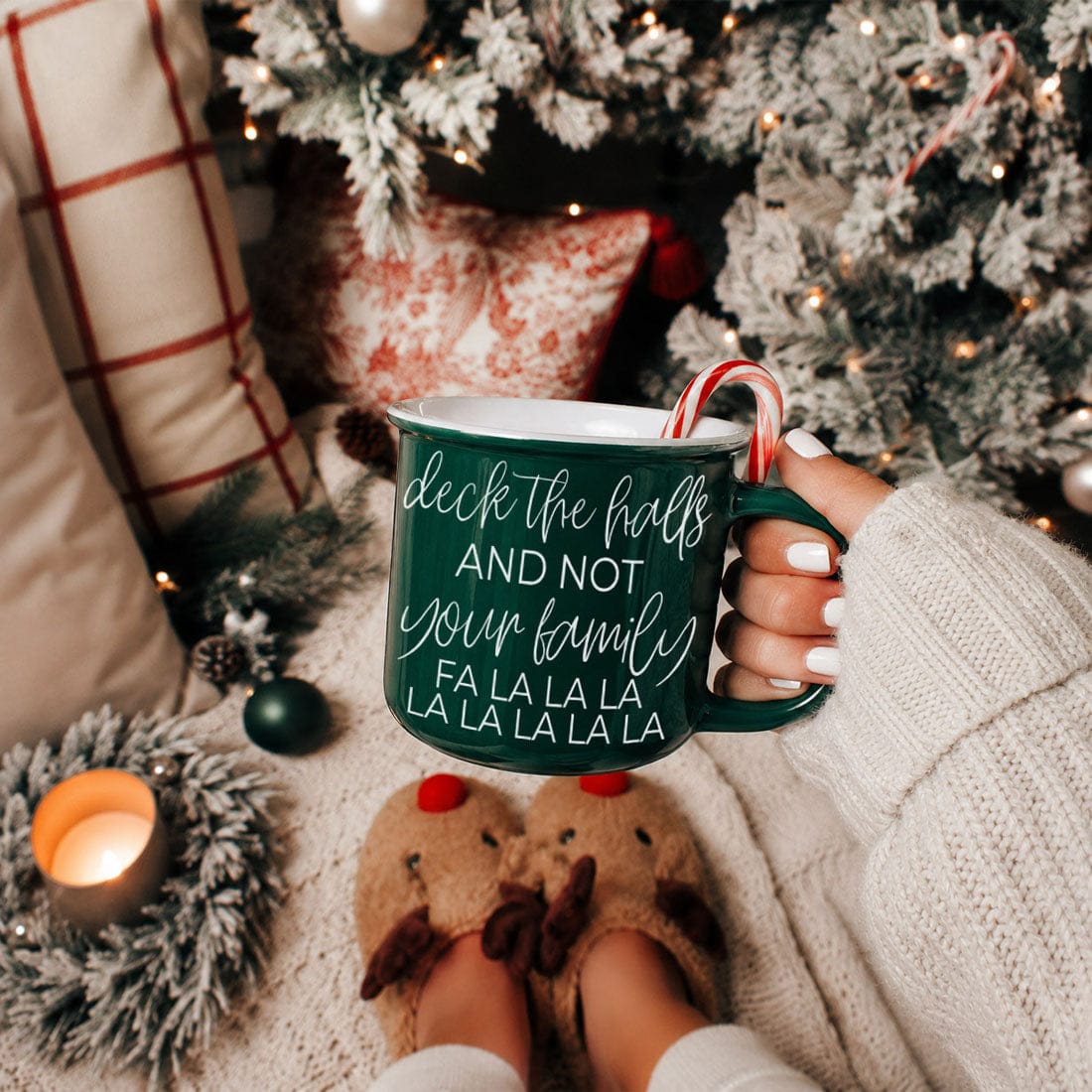 Gia Roma Coffee Mug, Deck The Halls Mug