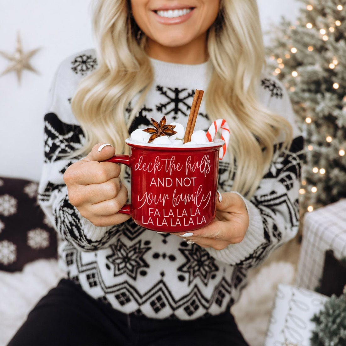 Gia Roma Coffee Mug, Deck The Halls Mug