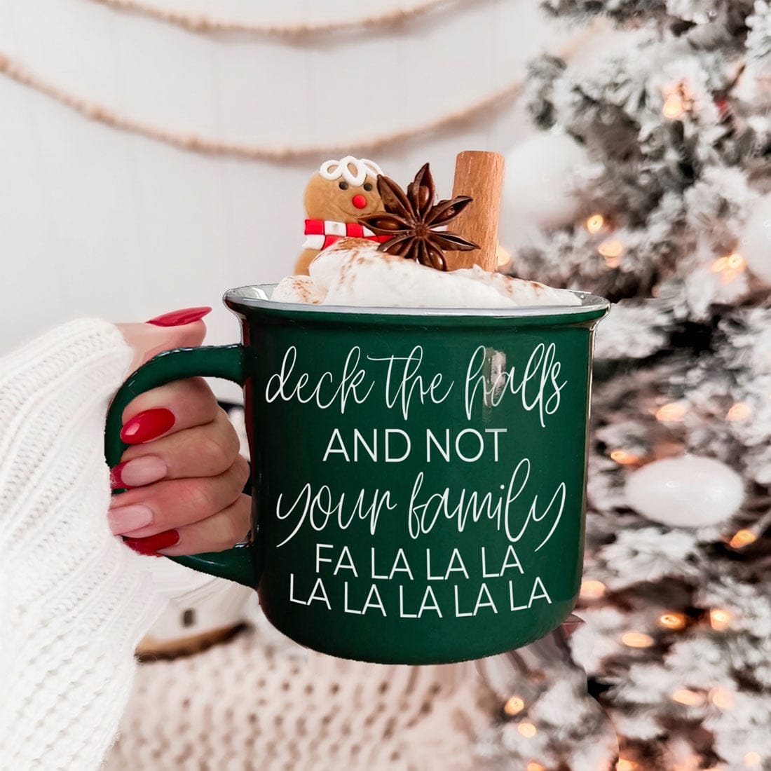 Gia Roma Coffee Mug, Deck The Halls Mug