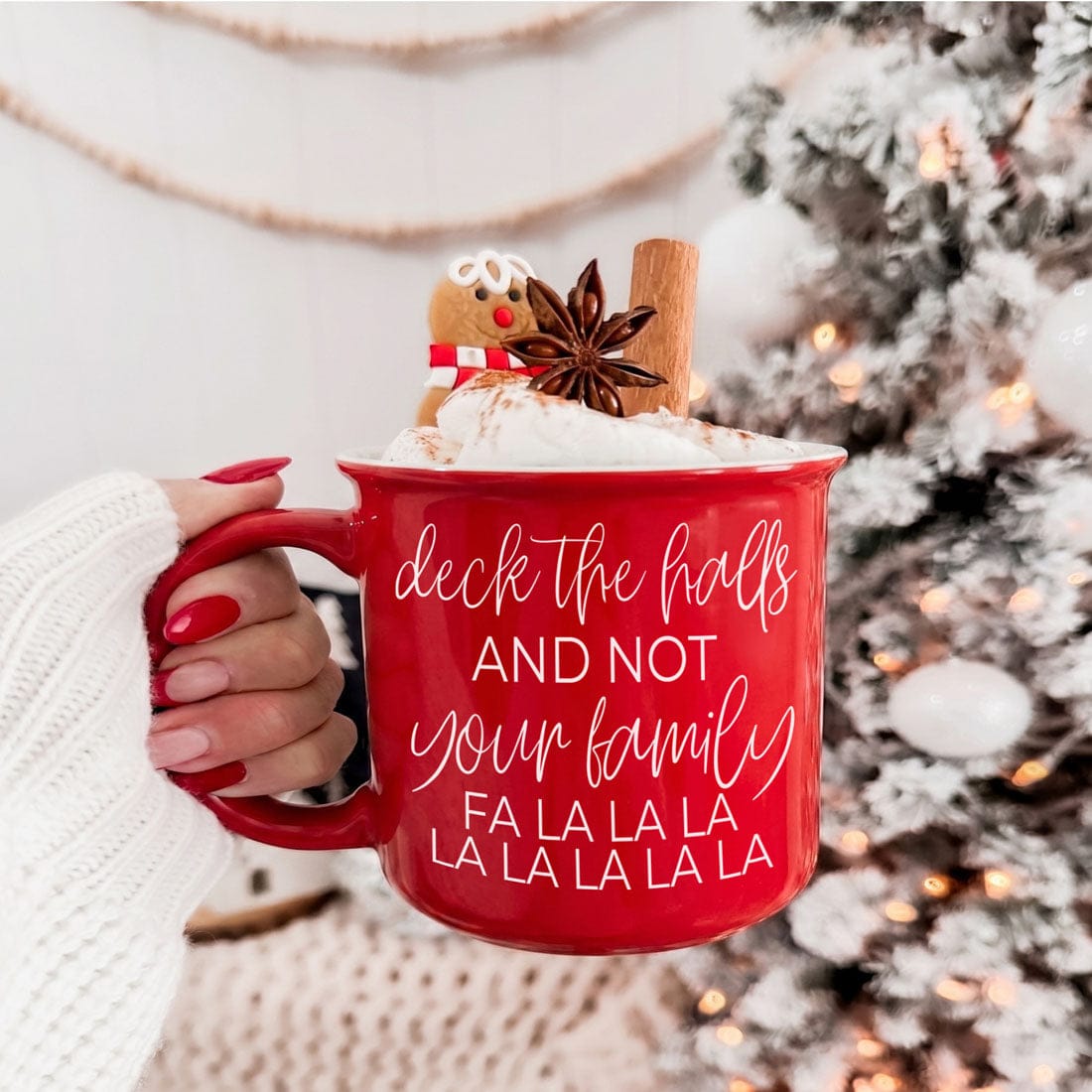 Gia Roma Coffee Mug, Deck The Halls Mug